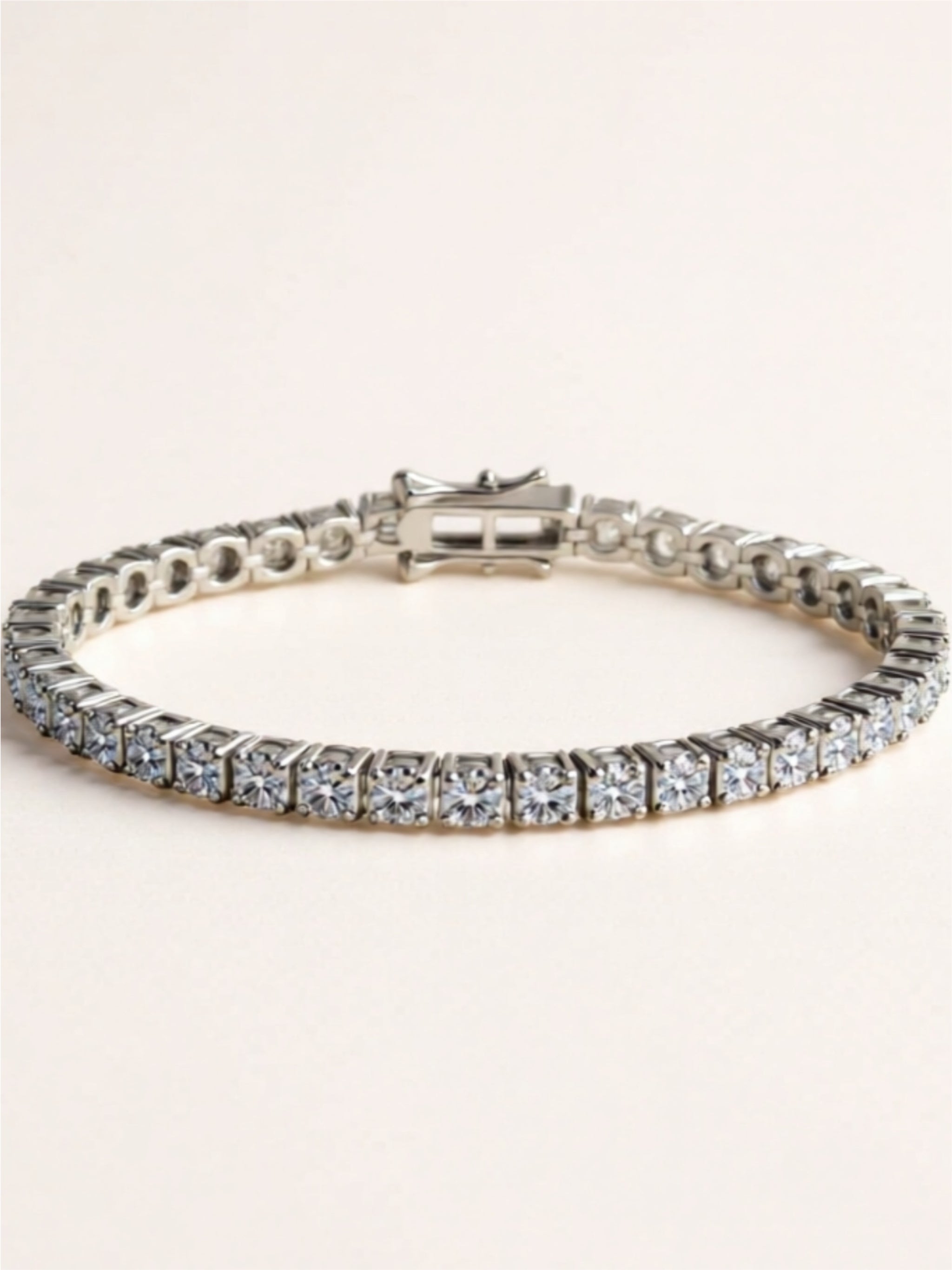 Moissanite 925 Sterling Silver Tennis Bracelet