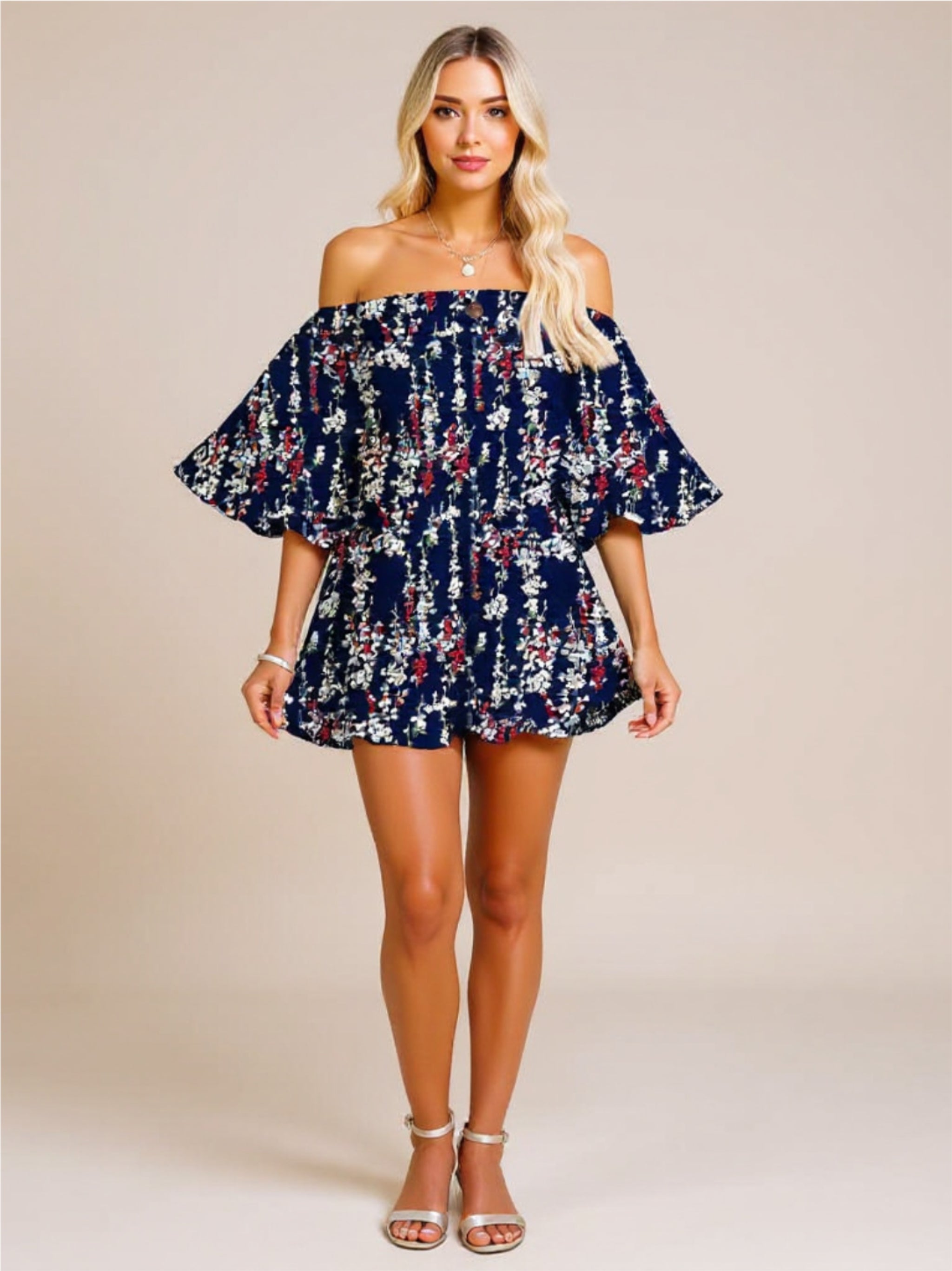 Off The Shoulder Romper