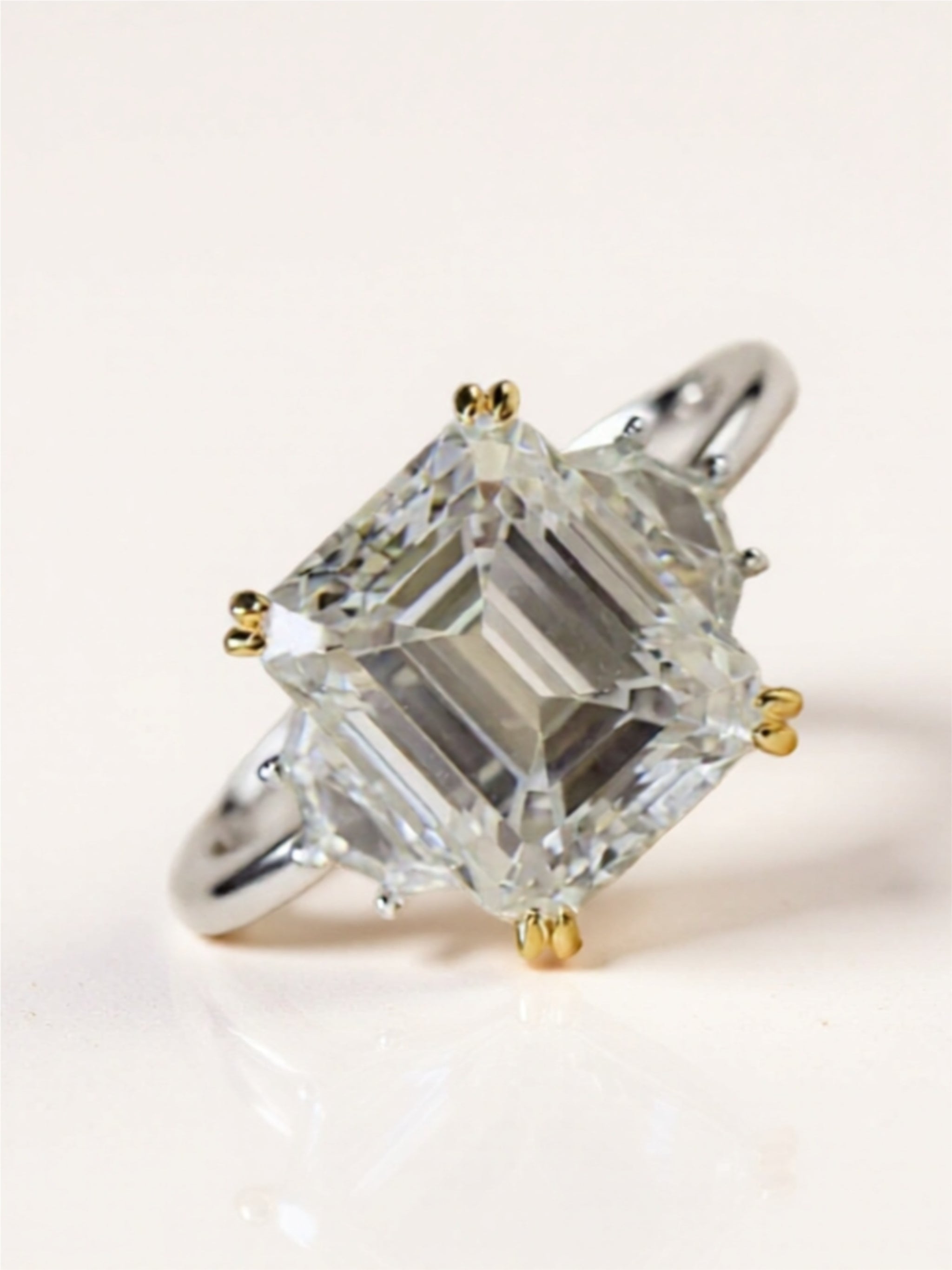 5 Carat Moissanite 925 Sterling Silver Ring