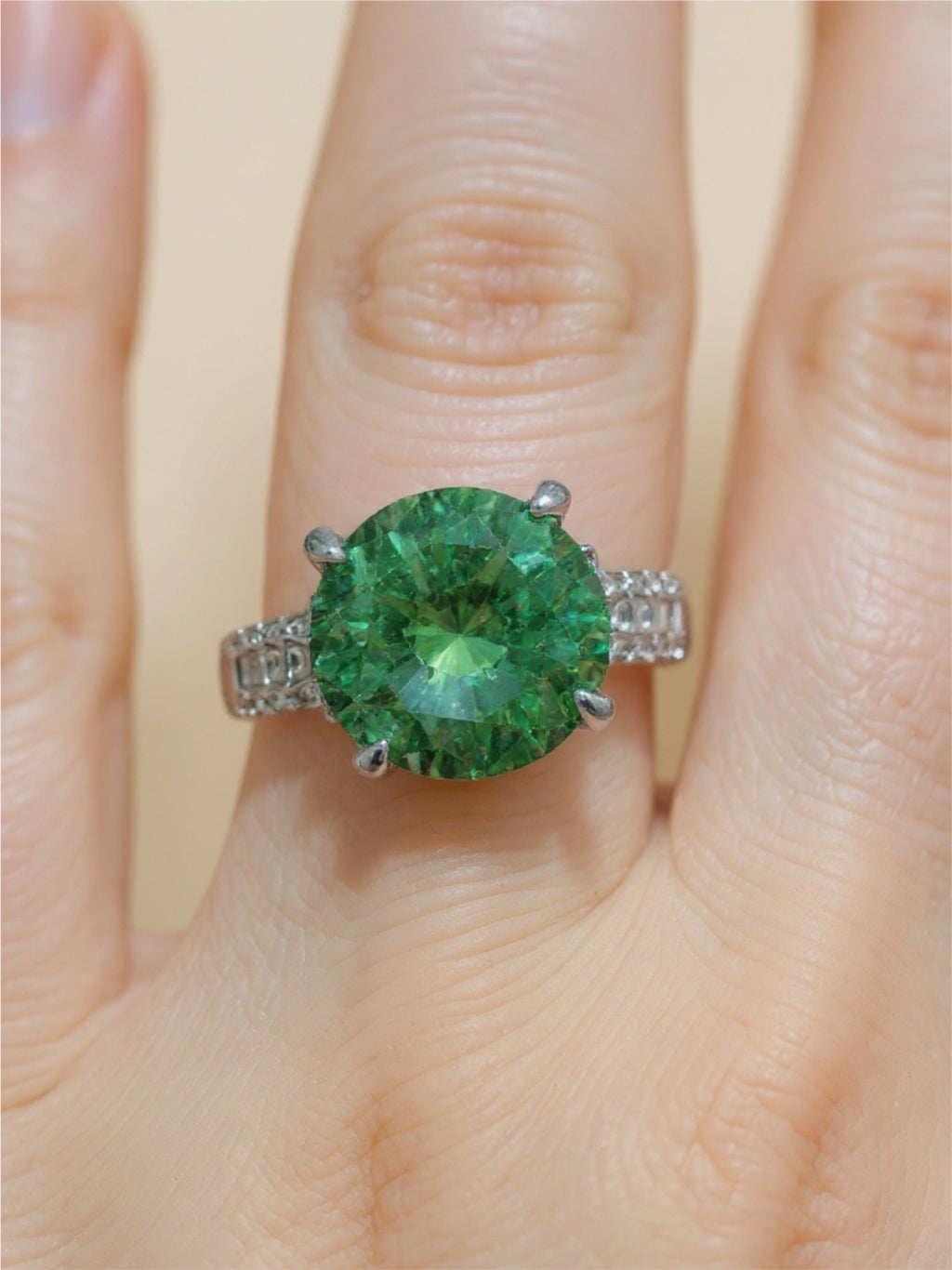 5 Carat Moissanite 925 Sterling Silver Ring