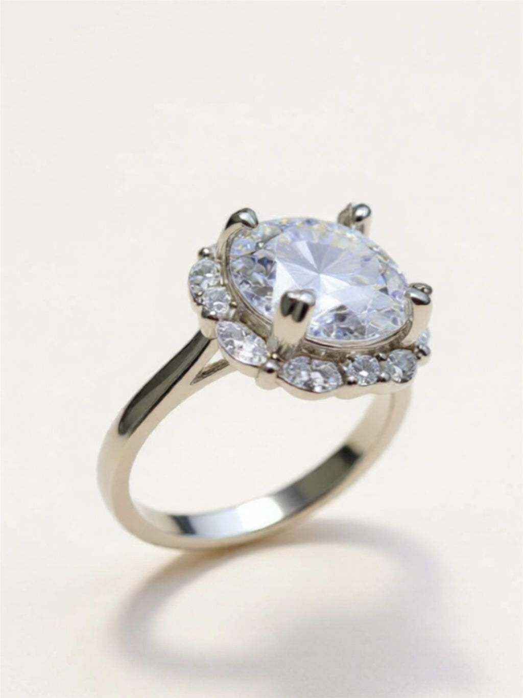 5 Carat Moissanite 925 Sterling Silver Ring