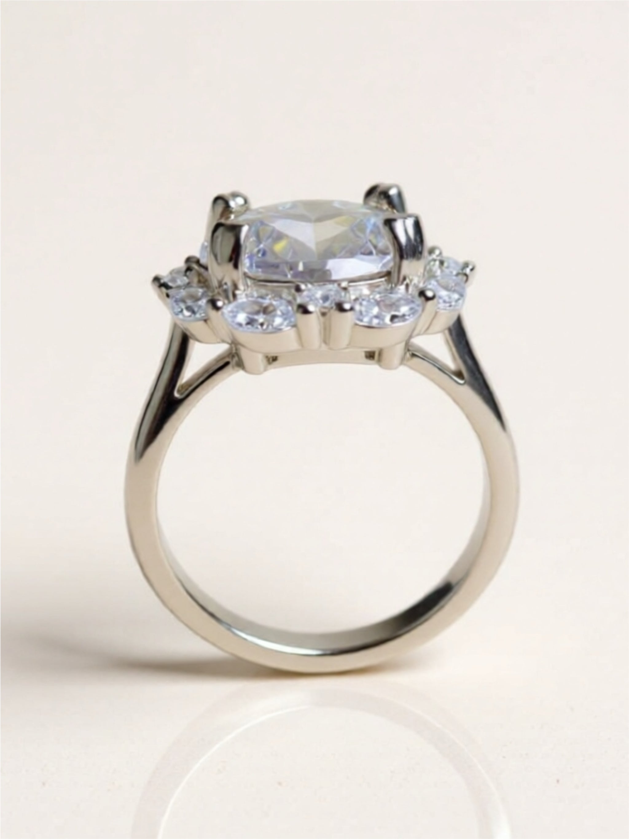 5 Carat Moissanite 925 Sterling Silver Ring