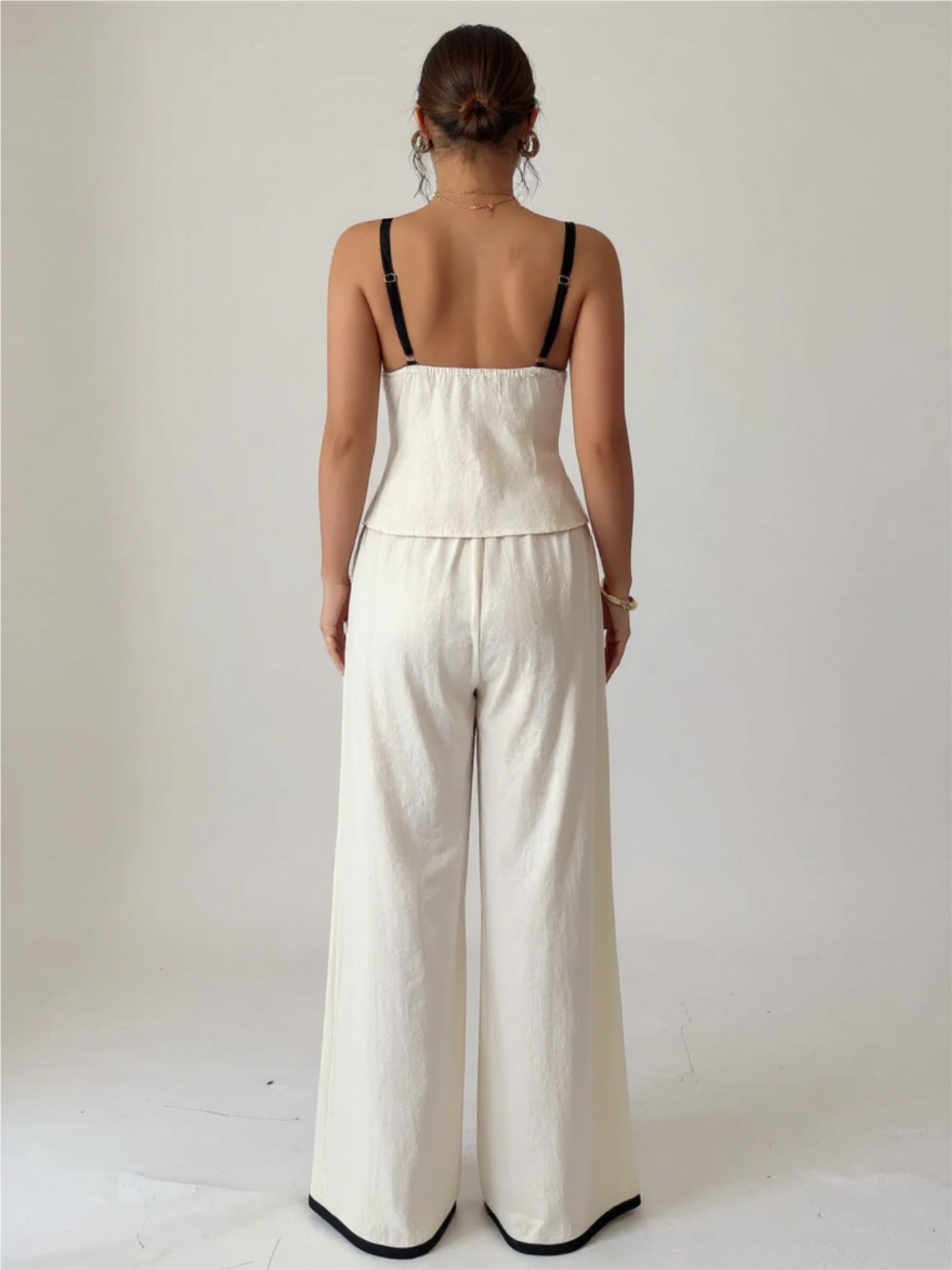 Tie Front Cami & Pants Set