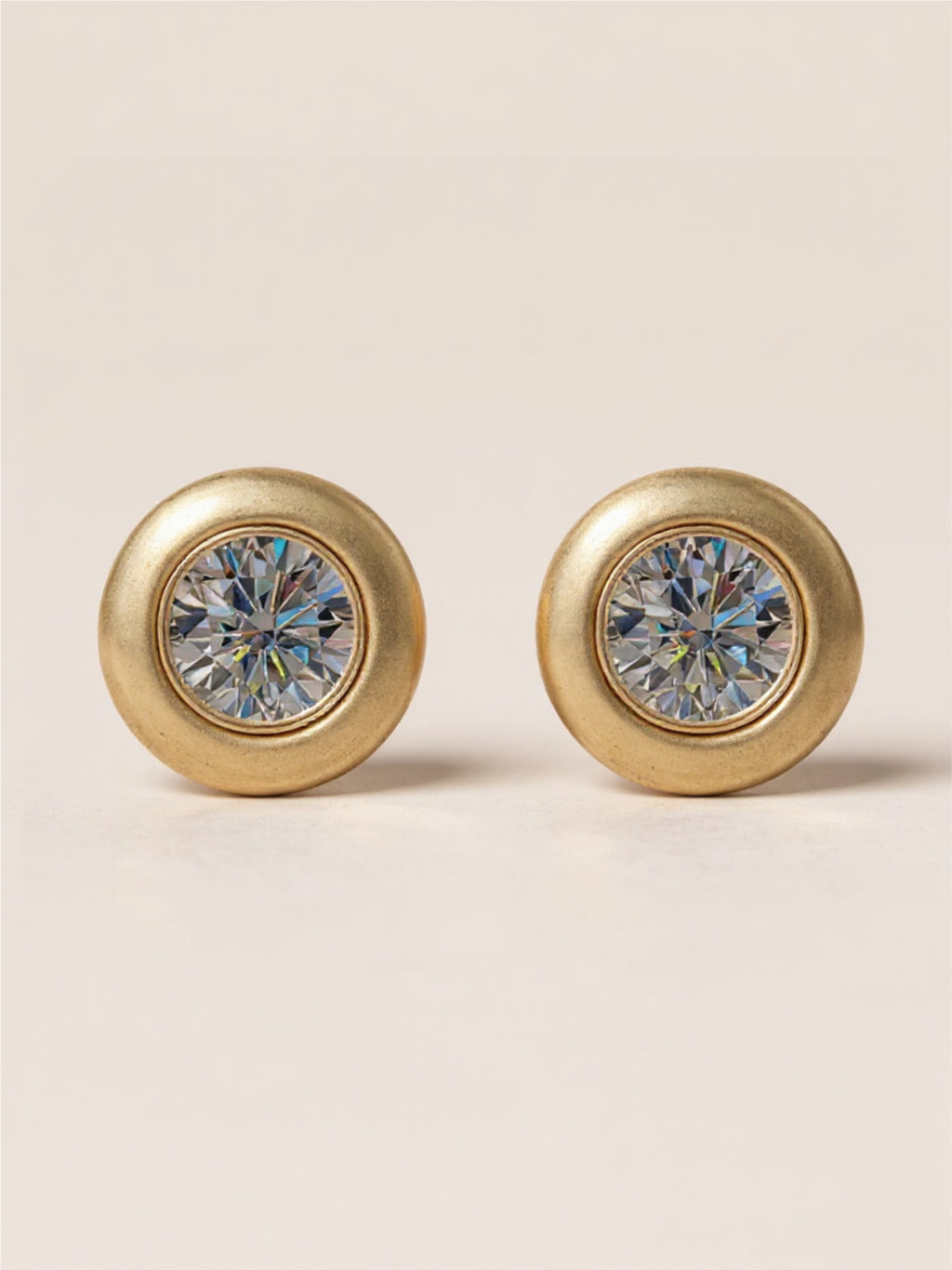 Moissanite 925 Sterling Silver Stud Earrings