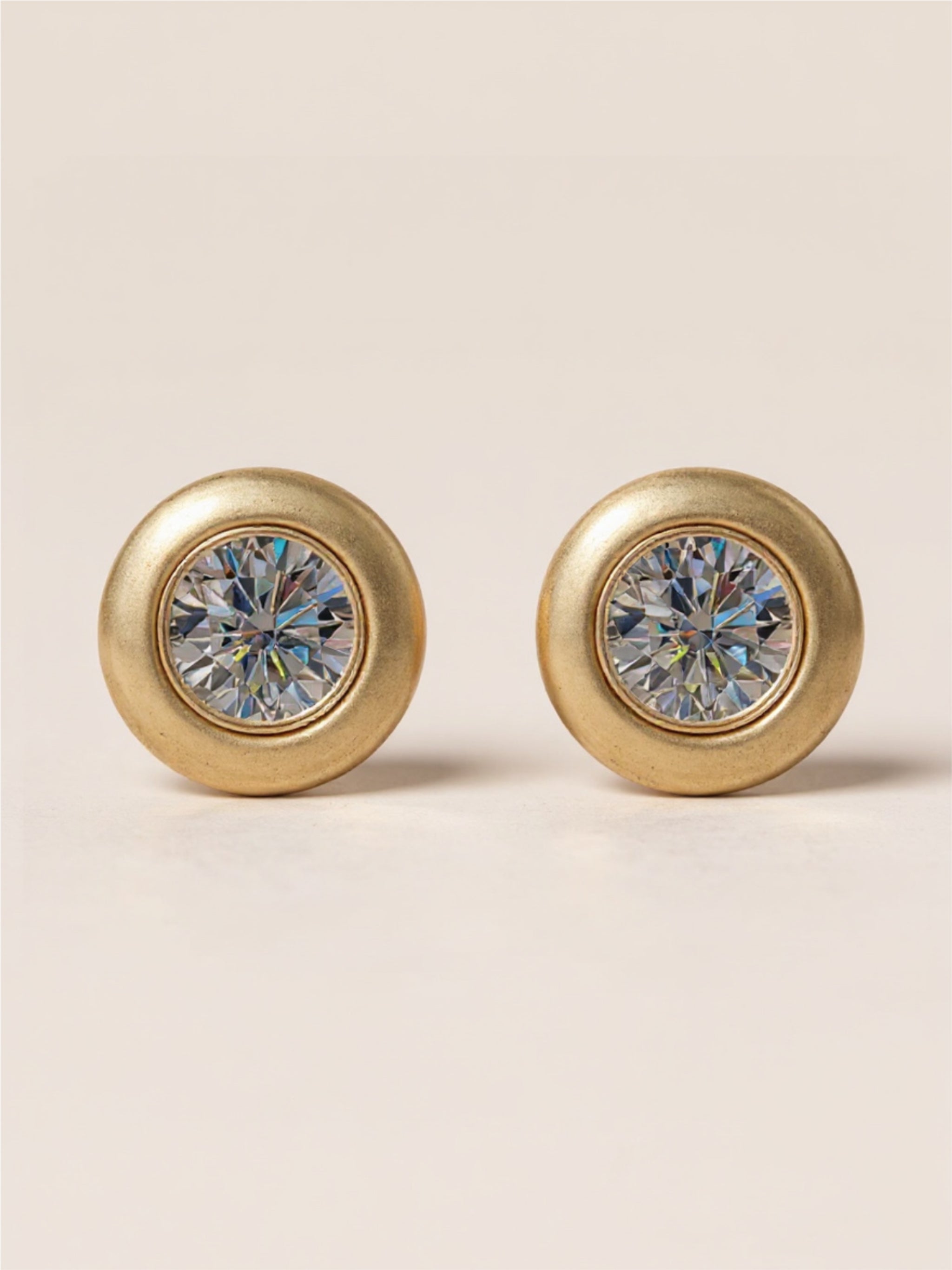 Moissanite 925 Sterling Silver Stud Earrings