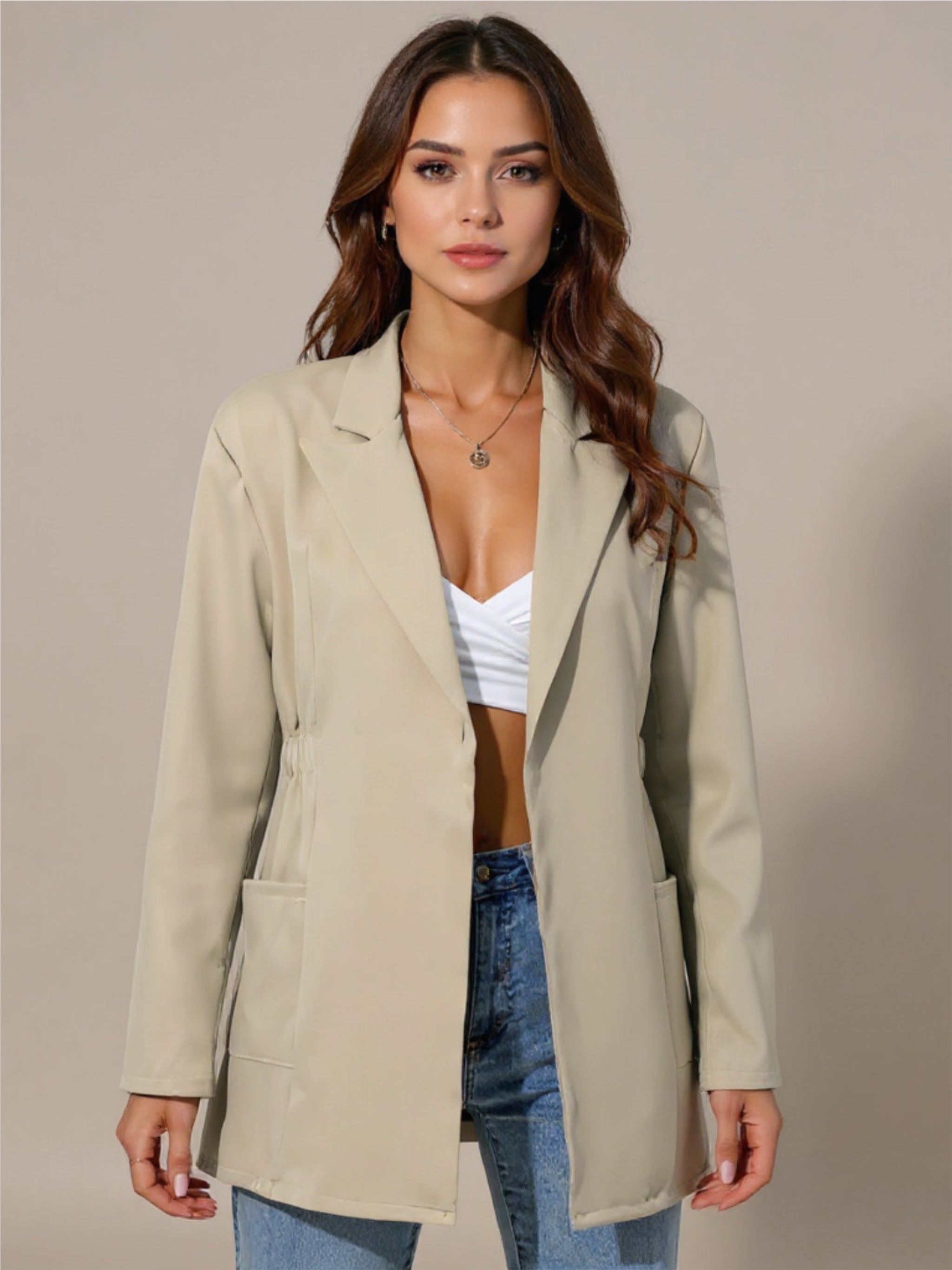 Mid Length Blazer