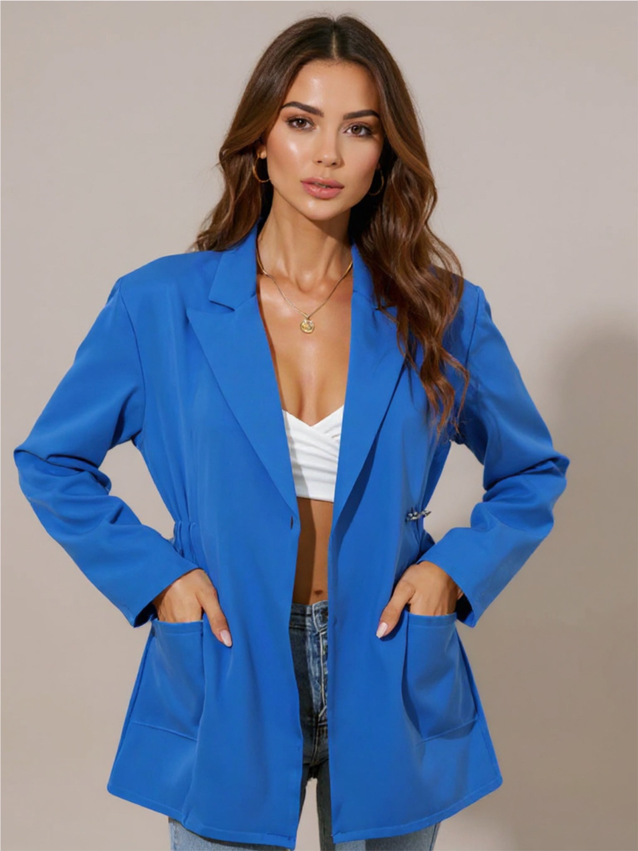 Mid Length Blazer