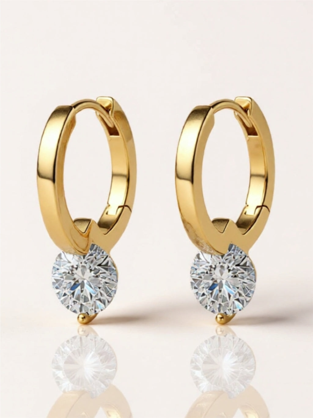 2 Carat Moissanite 925 Sterling Silver Drop Earrings