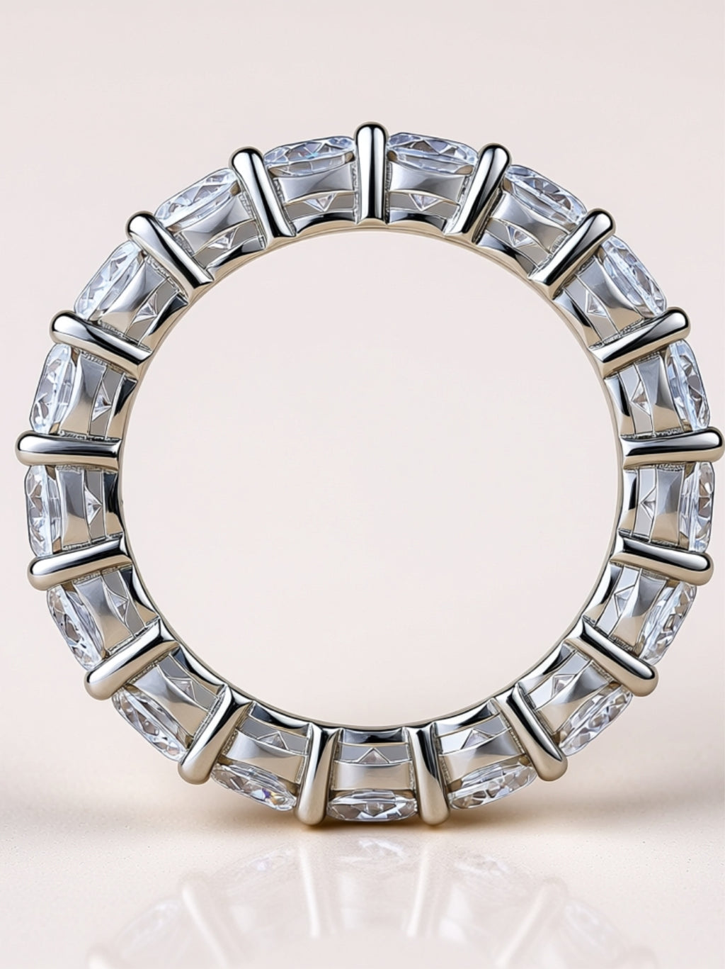 Luxury Moissanite Eternity Band