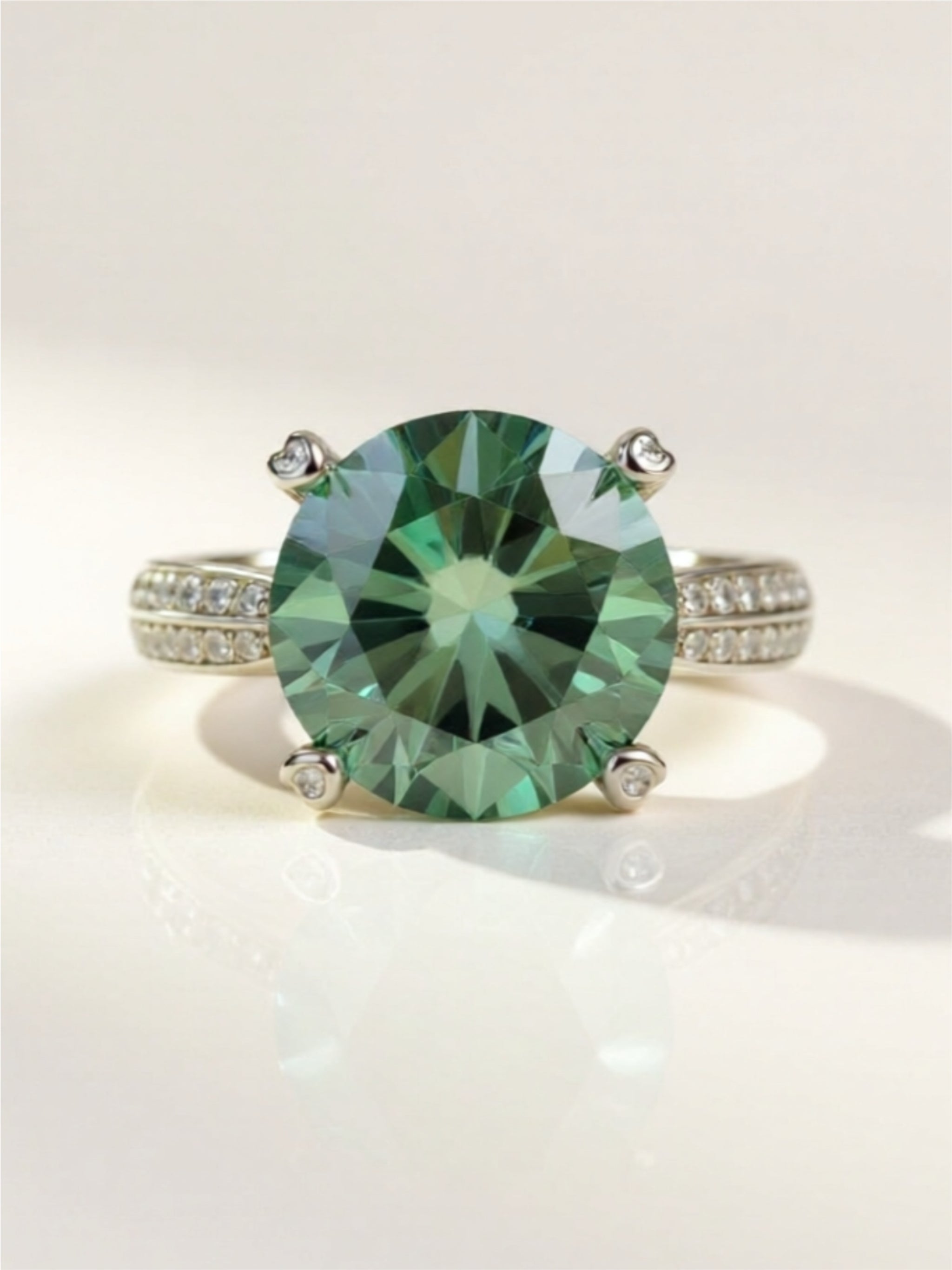 5 Carat Moissanite 925 Sterling Silver Ring