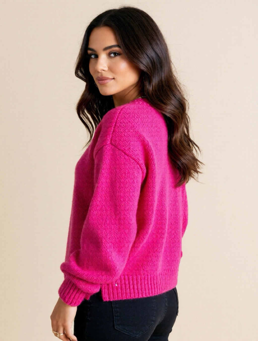 Flower Knit Cardigan