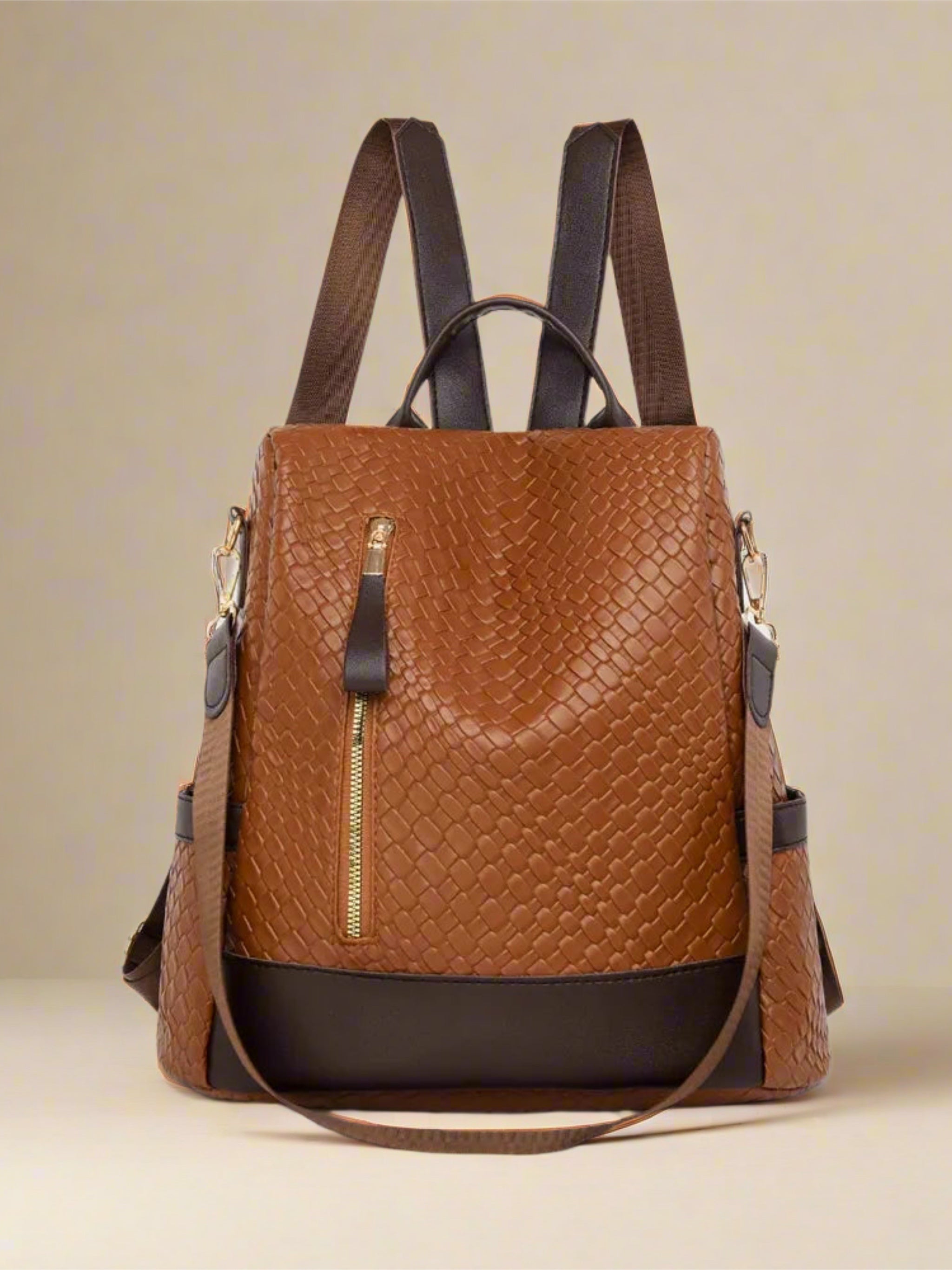Vegan Leather Backpack Bag