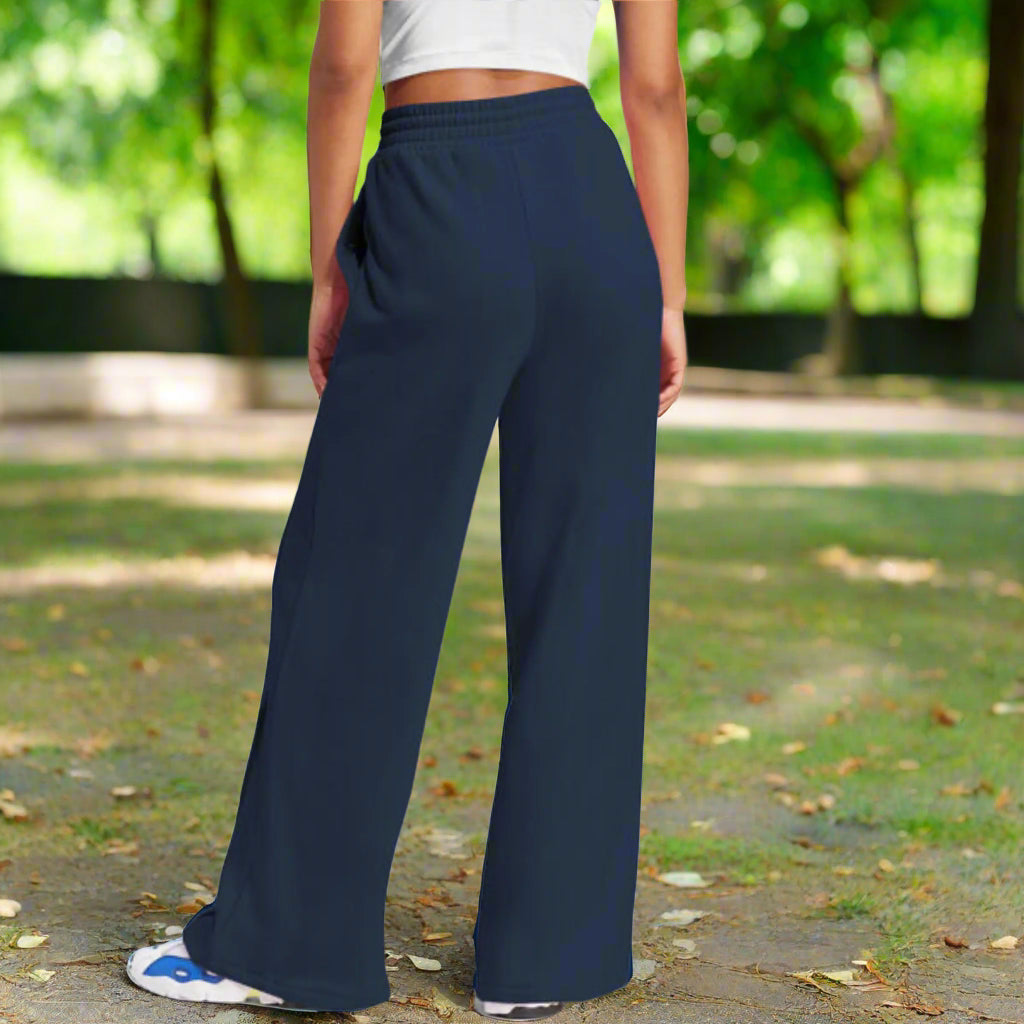 Drawstring Wide Leg Active Pants