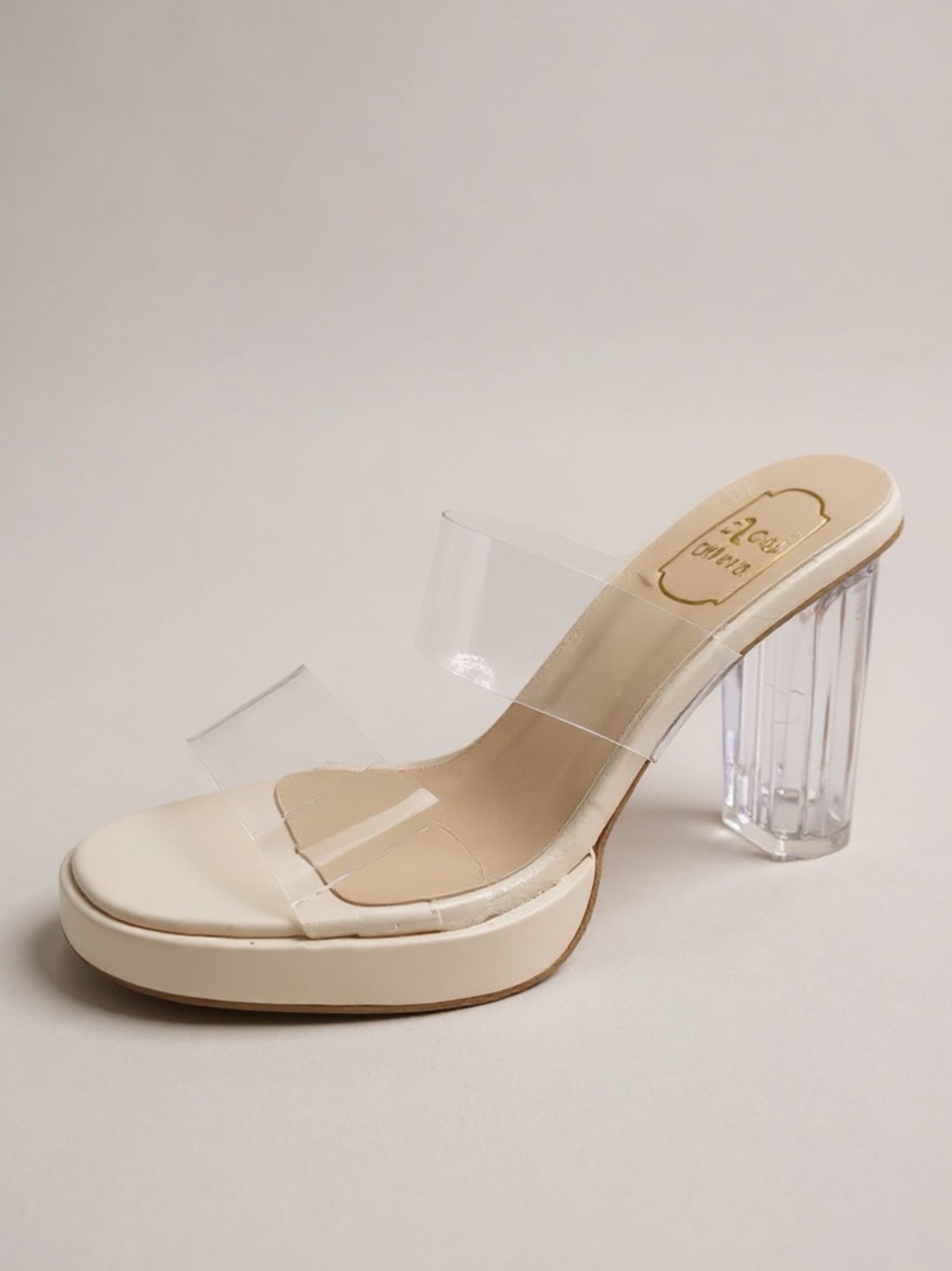 Open Toe Block Heeled Sandals