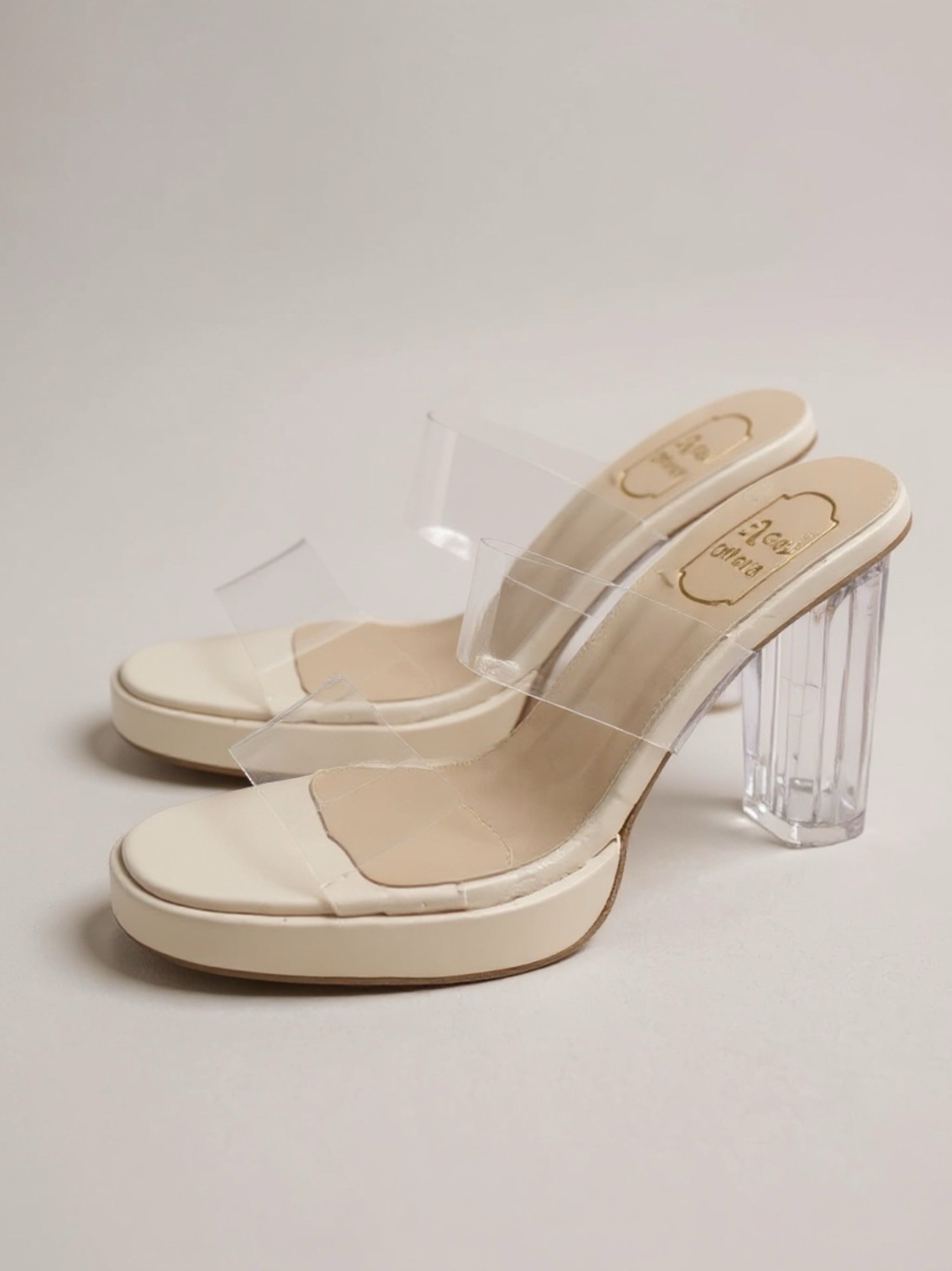 Open Toe Block Heeled Sandals