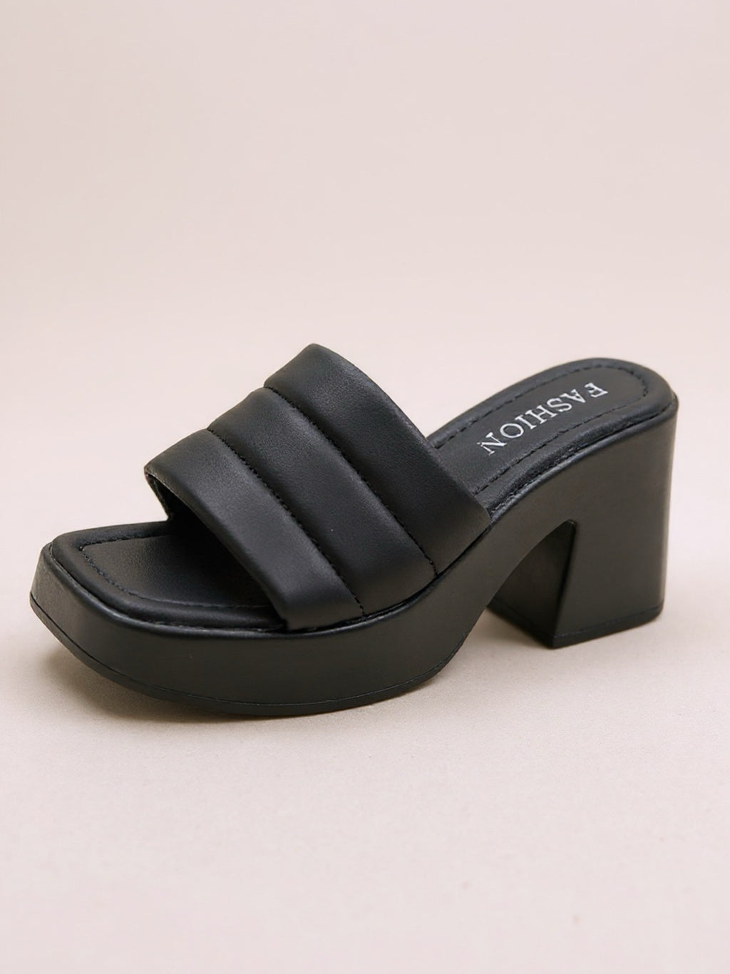 Open Toe Block Heel Sandals