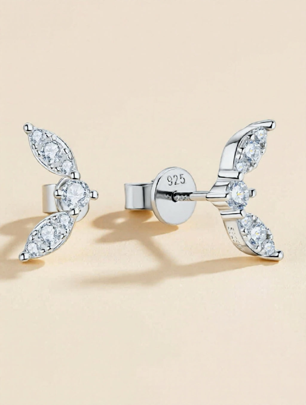 Moissanite 925 Sterling Silver Stud Earrings