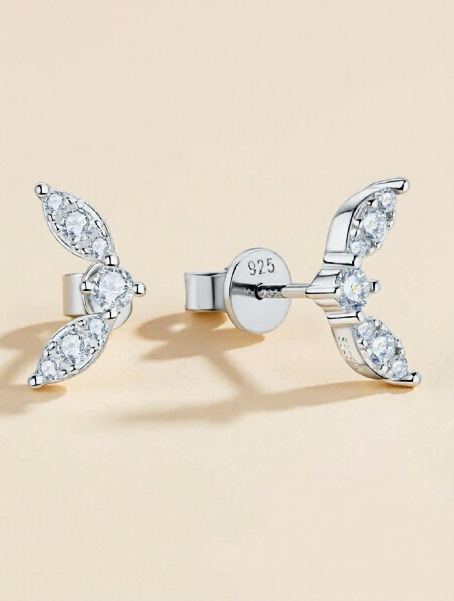 Moissanite 925 Sterling Silver Stud Earrings