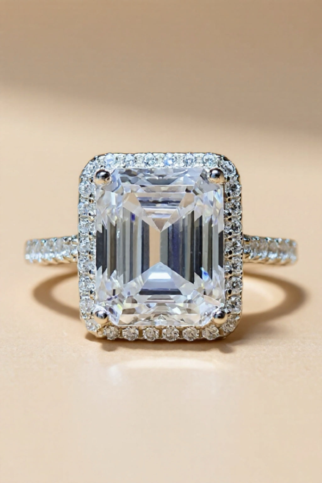 5 Carat Moissanite 925 Sterling Silver Ring