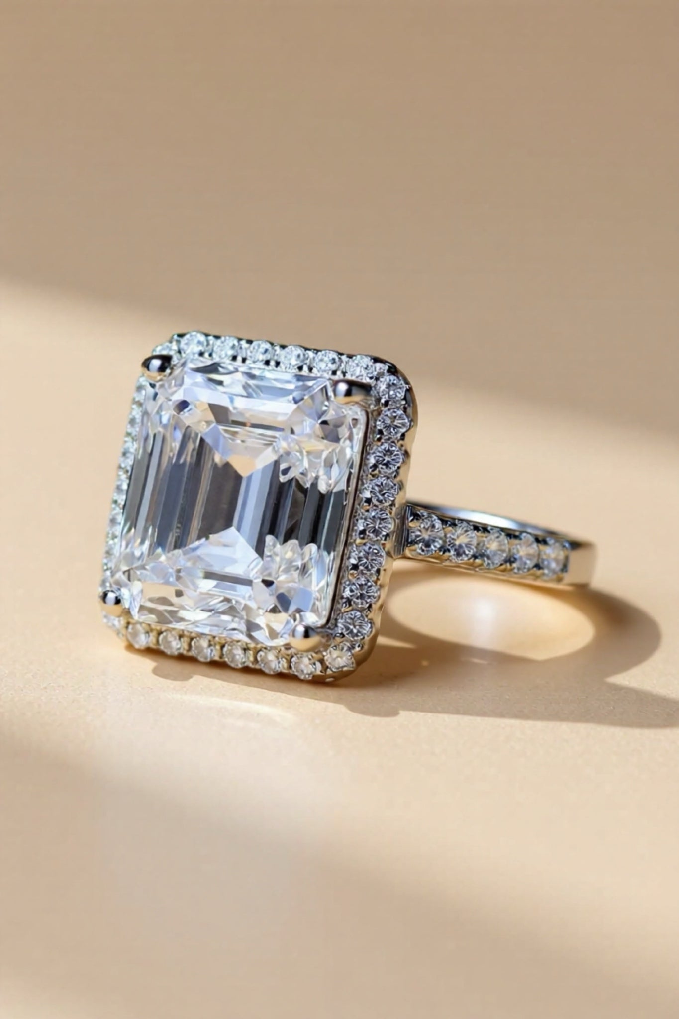 5 Carat Moissanite 925 Sterling Silver Ring