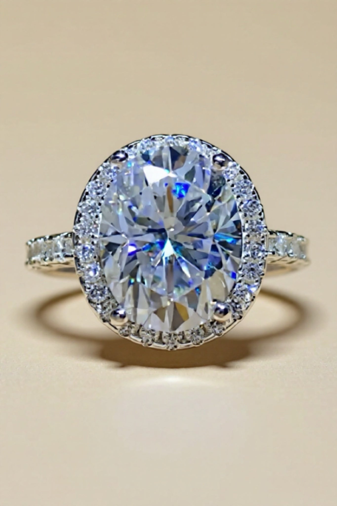 5 Carat Moissanite 925 Sterling Silver Ring