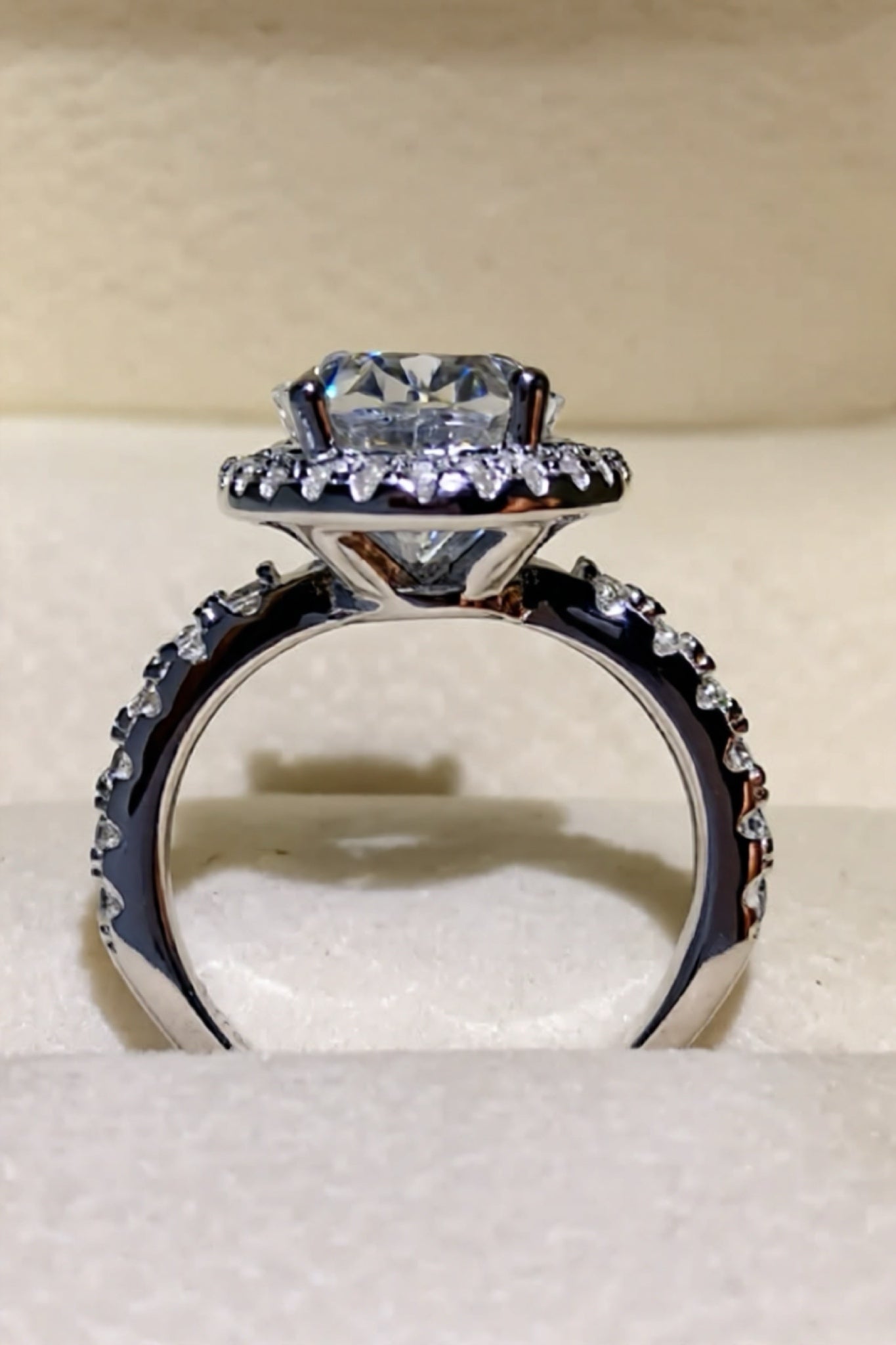 5 Carat Moissanite 925 Sterling Silver Ring