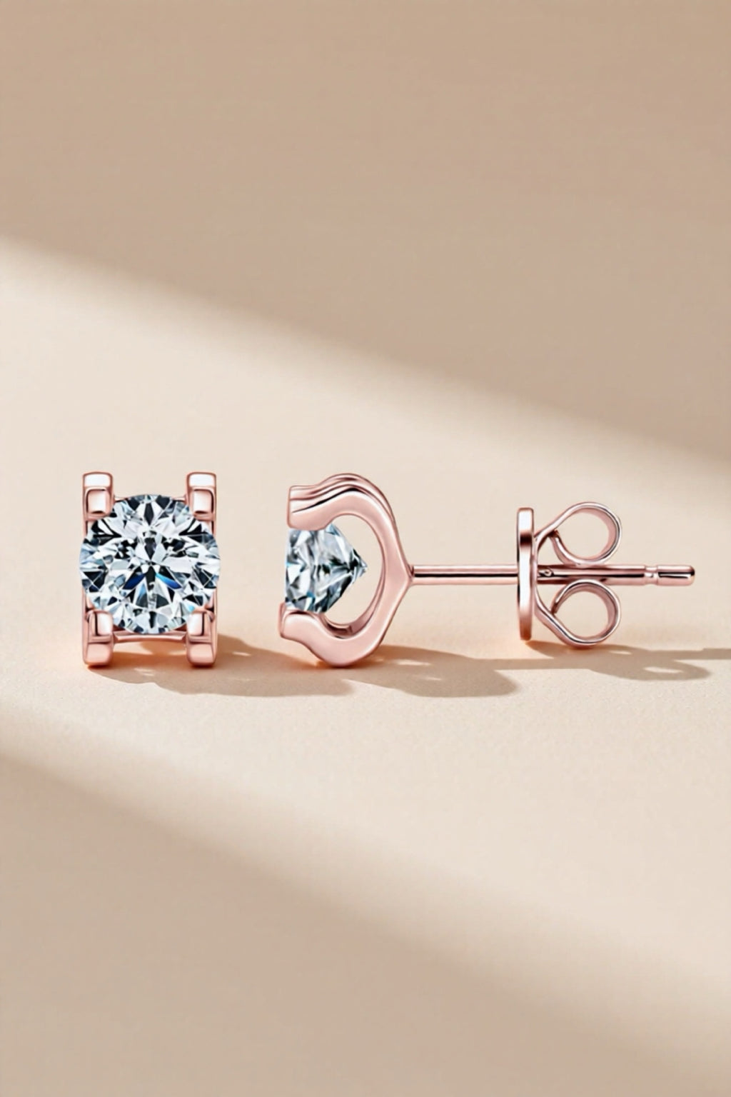 Moissanite 925 Sterling Silver Stud Earrings