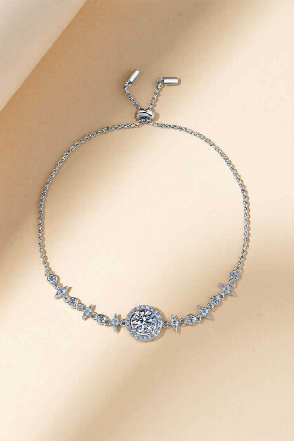 925 Sterling Silver Moissanite Bracelet