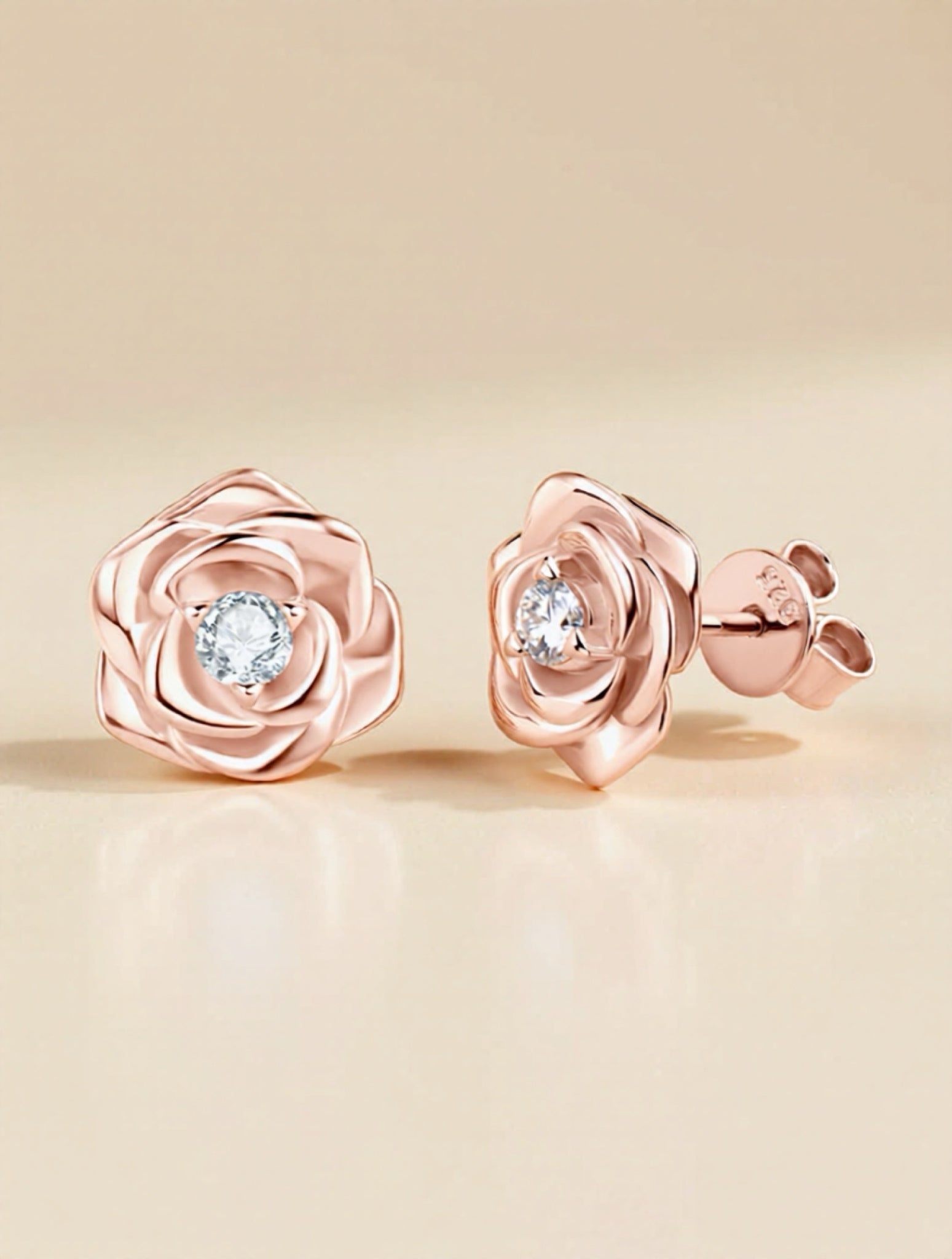 Moissanite Flower 925 Sterling Silver Earrings