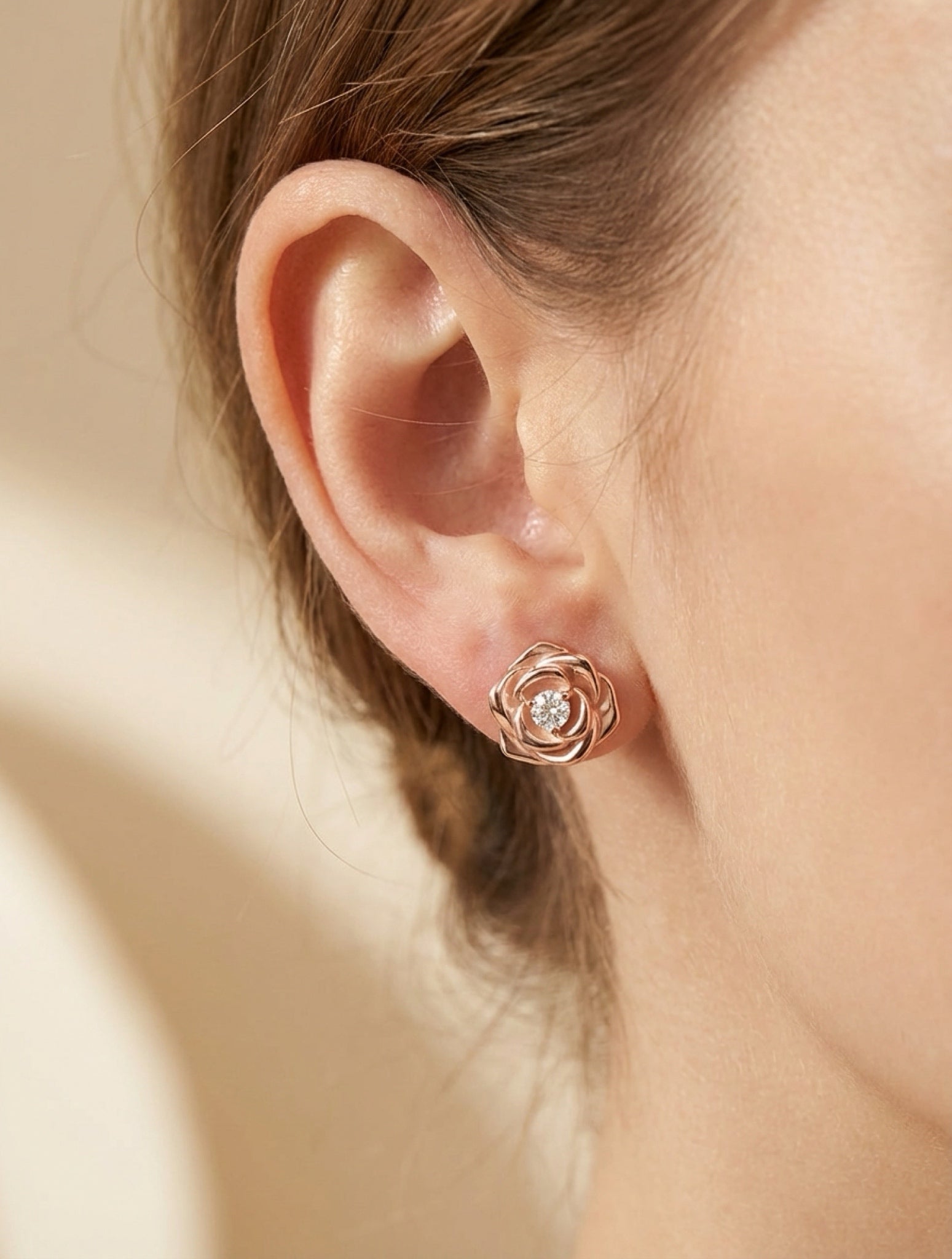 Moissanite Flower 925 Sterling Silver Earrings