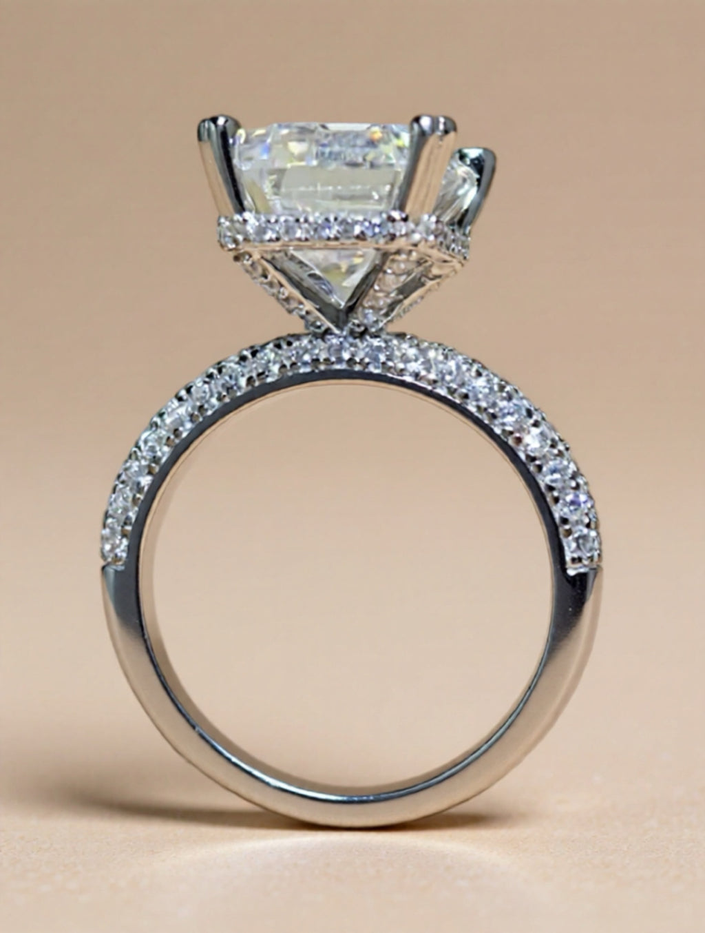 5 Carat Moissanite 925 Sterling Silver Ring