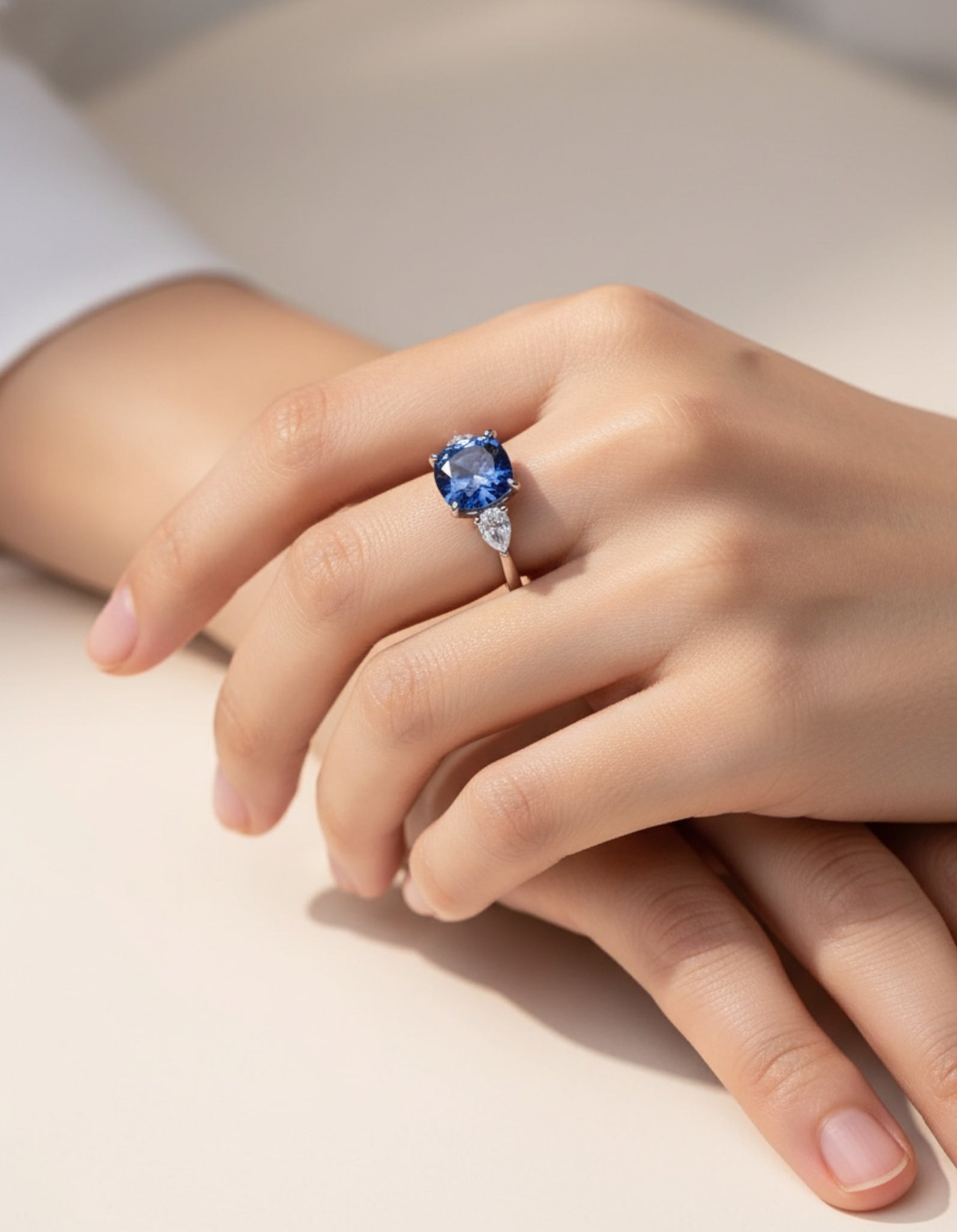 3 Carat Moissanite 925 Sterling Silver Ring