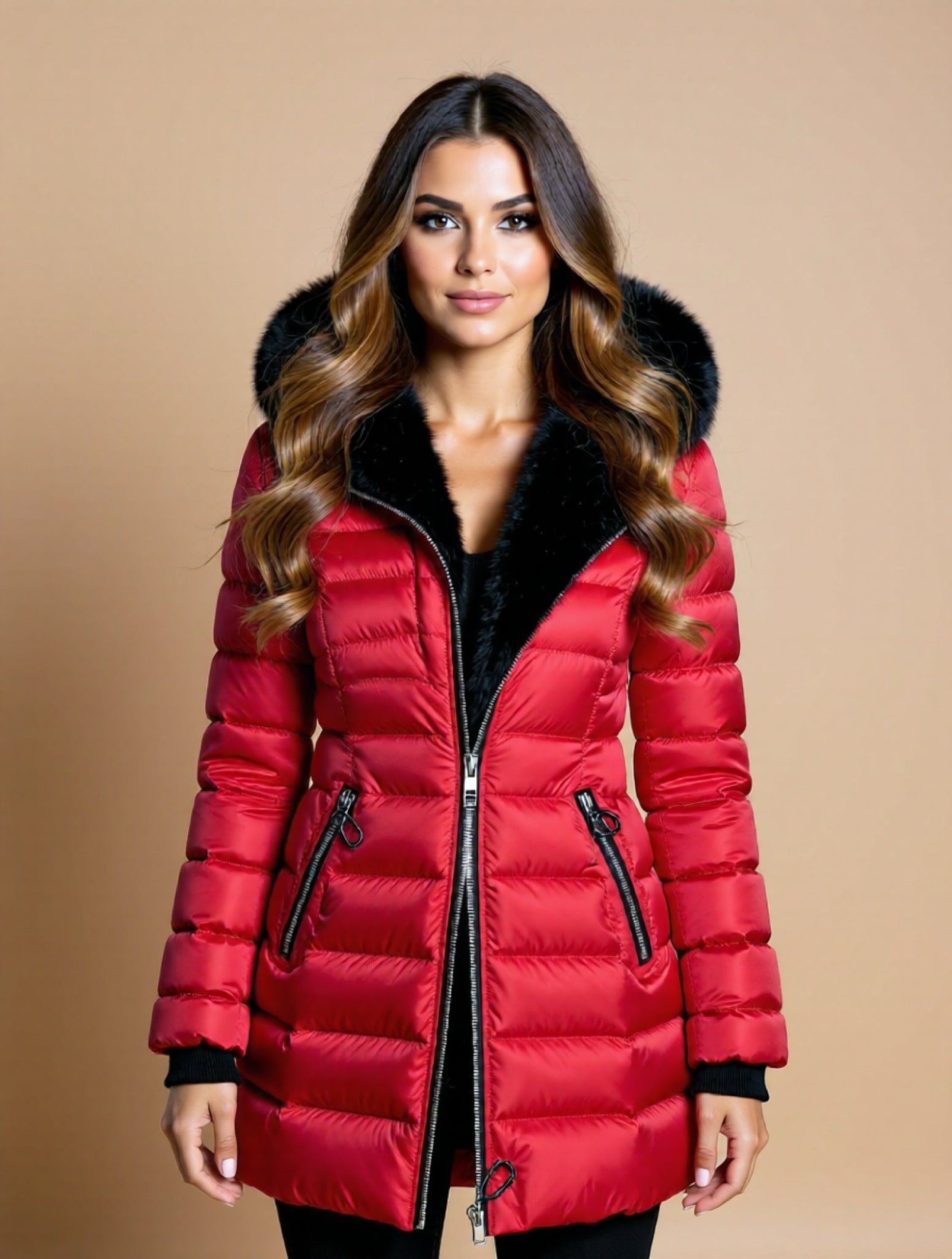 Luxury Hooded Coat