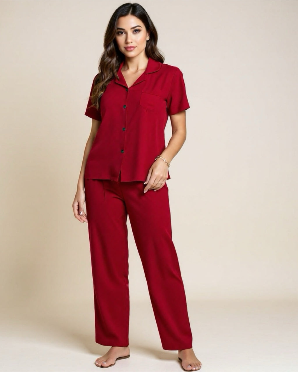 Three Piece Pant Pajama Set