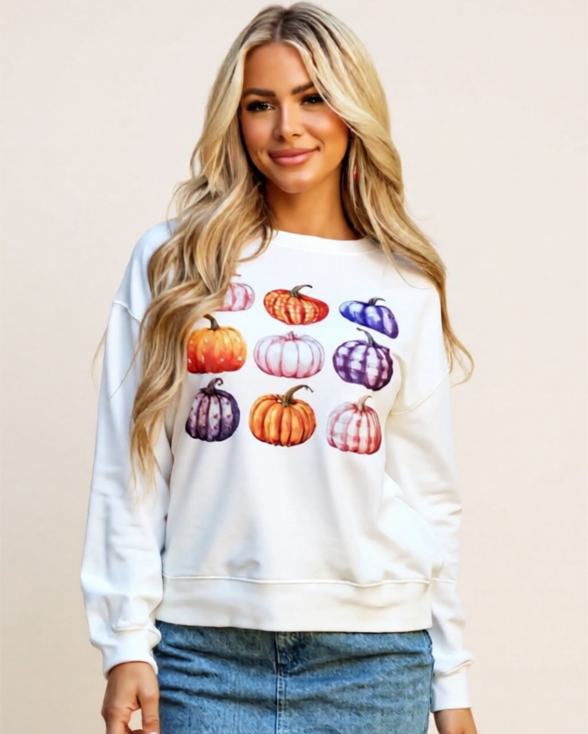 Pumpkin Graphic Sweatshirt
