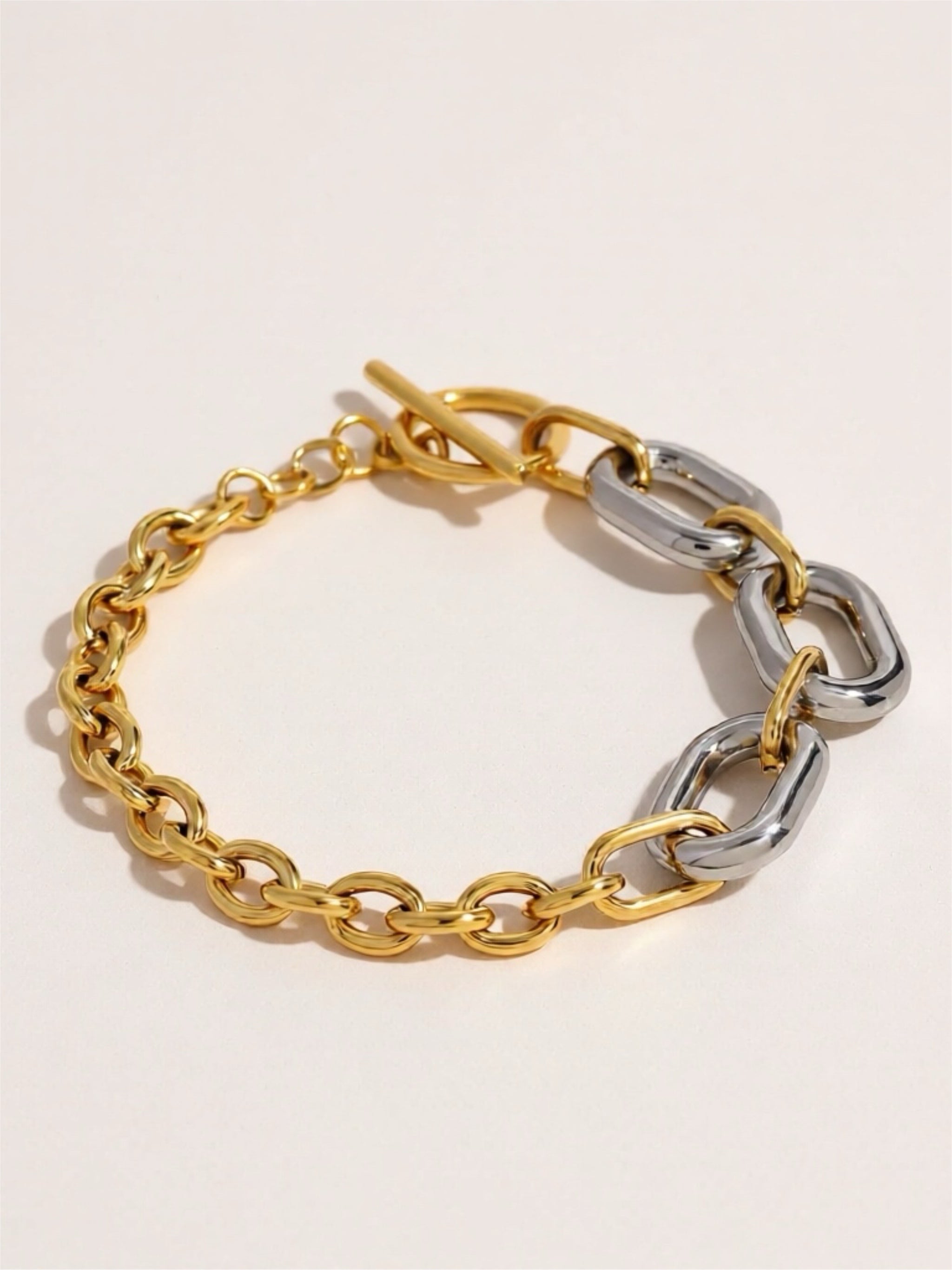 18K Gold Stainless Steel Chain Bracelet