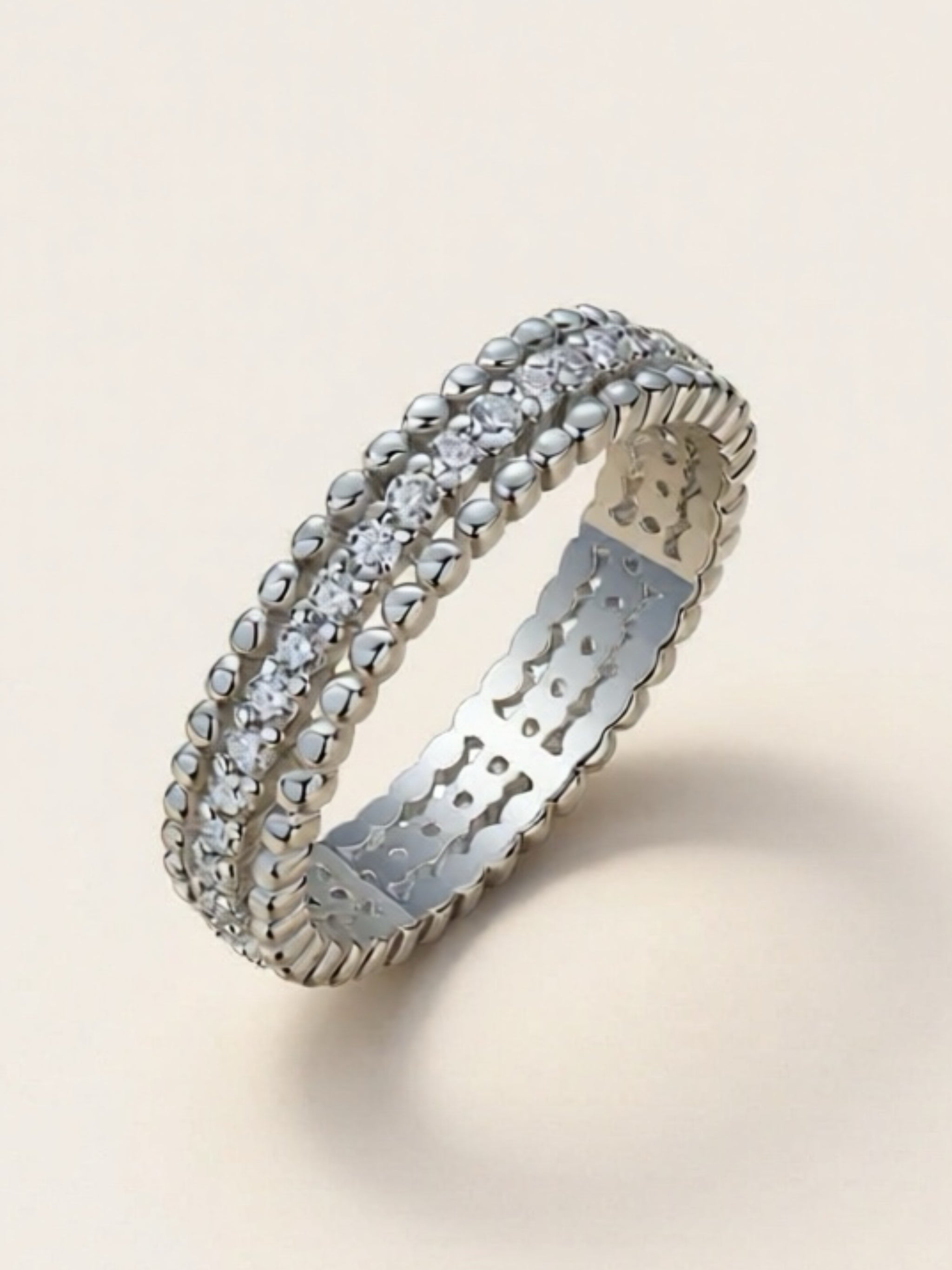 Moissanite 925 Sterling Silver Ring