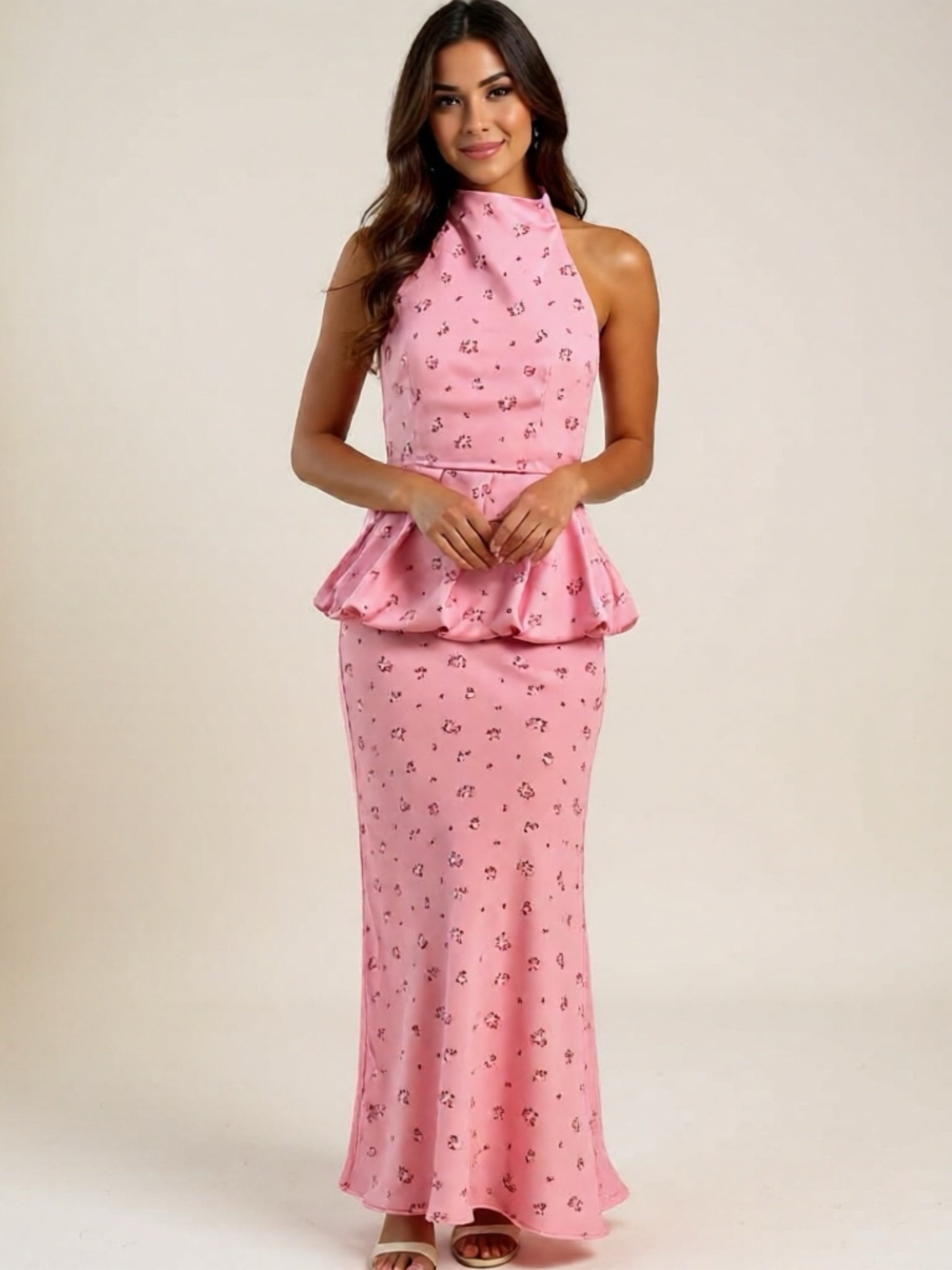 Floral Print Cami & Skirt Set