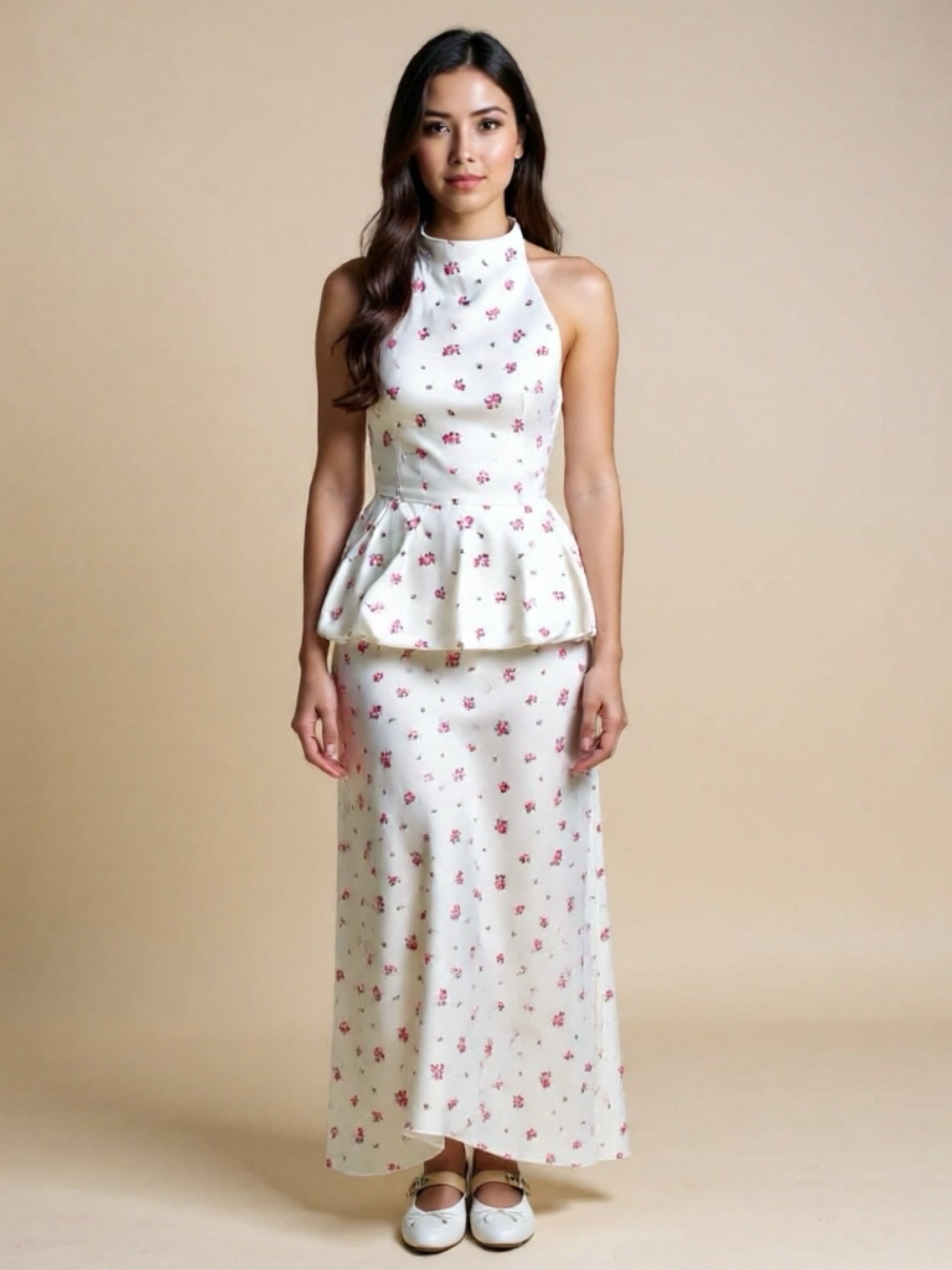 Floral Print Cami & Skirt Set