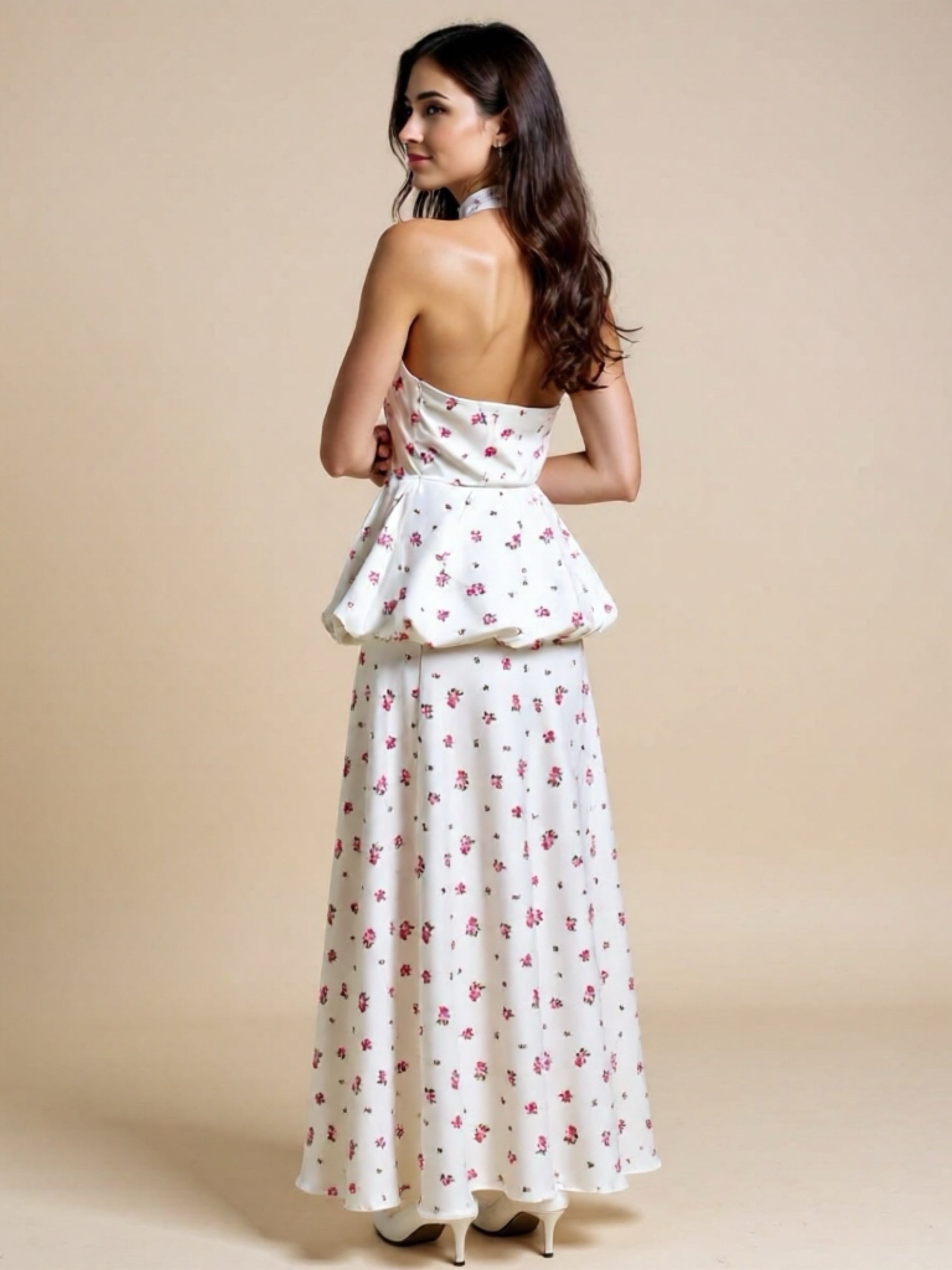 Floral Print Cami & Skirt Set