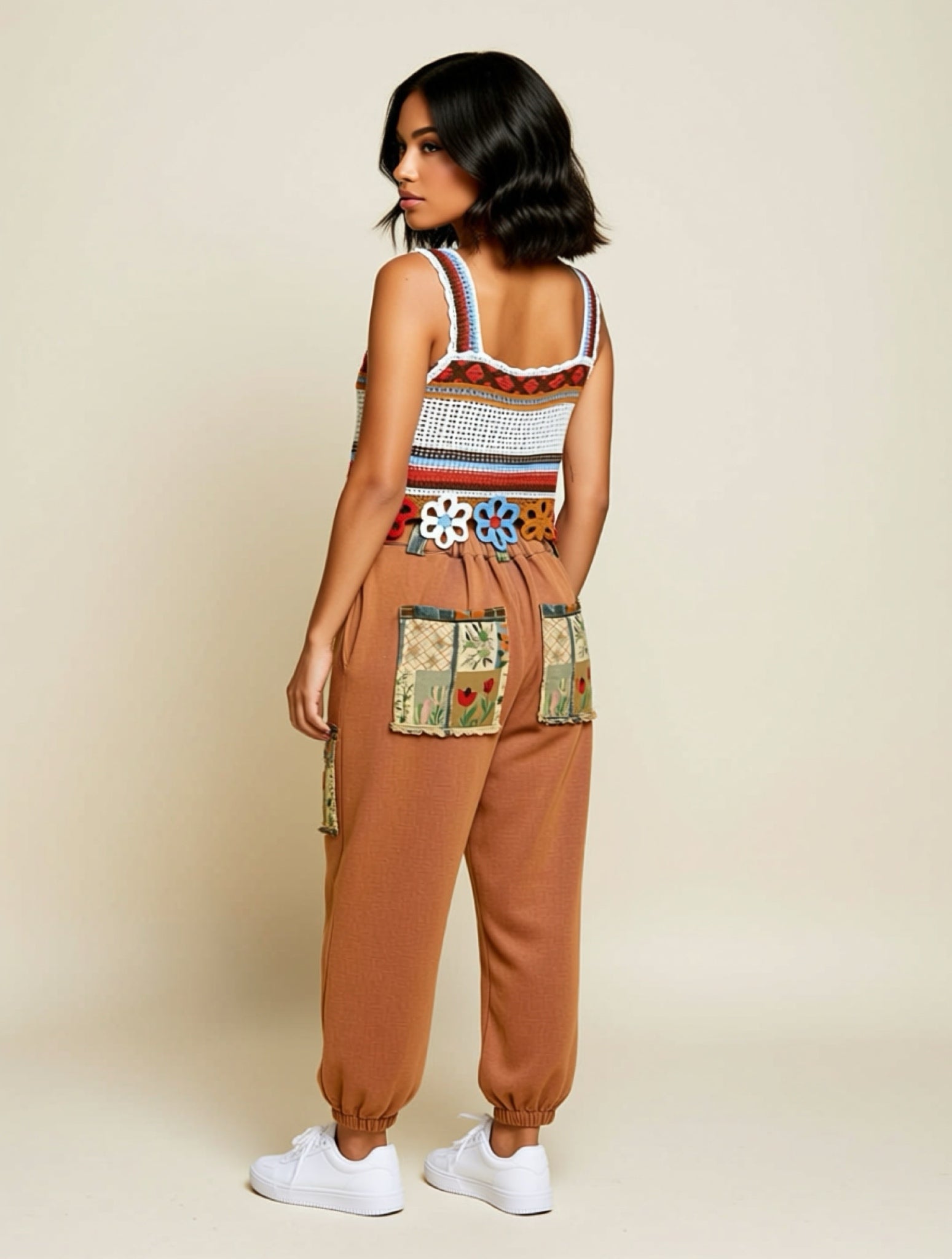 Cutout Openwork Crochet Tank Top