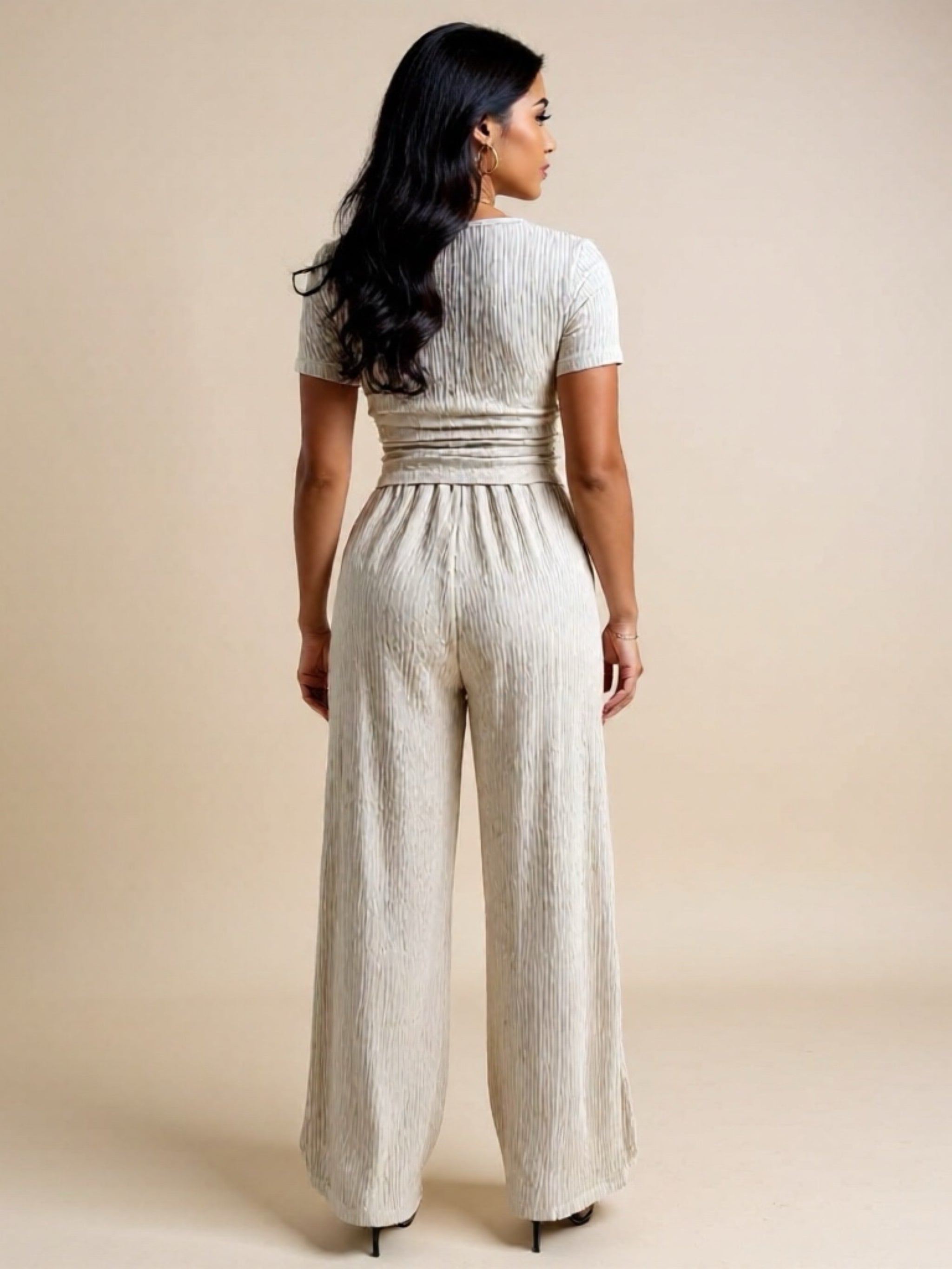 Short Sleeve Top & Pants Set