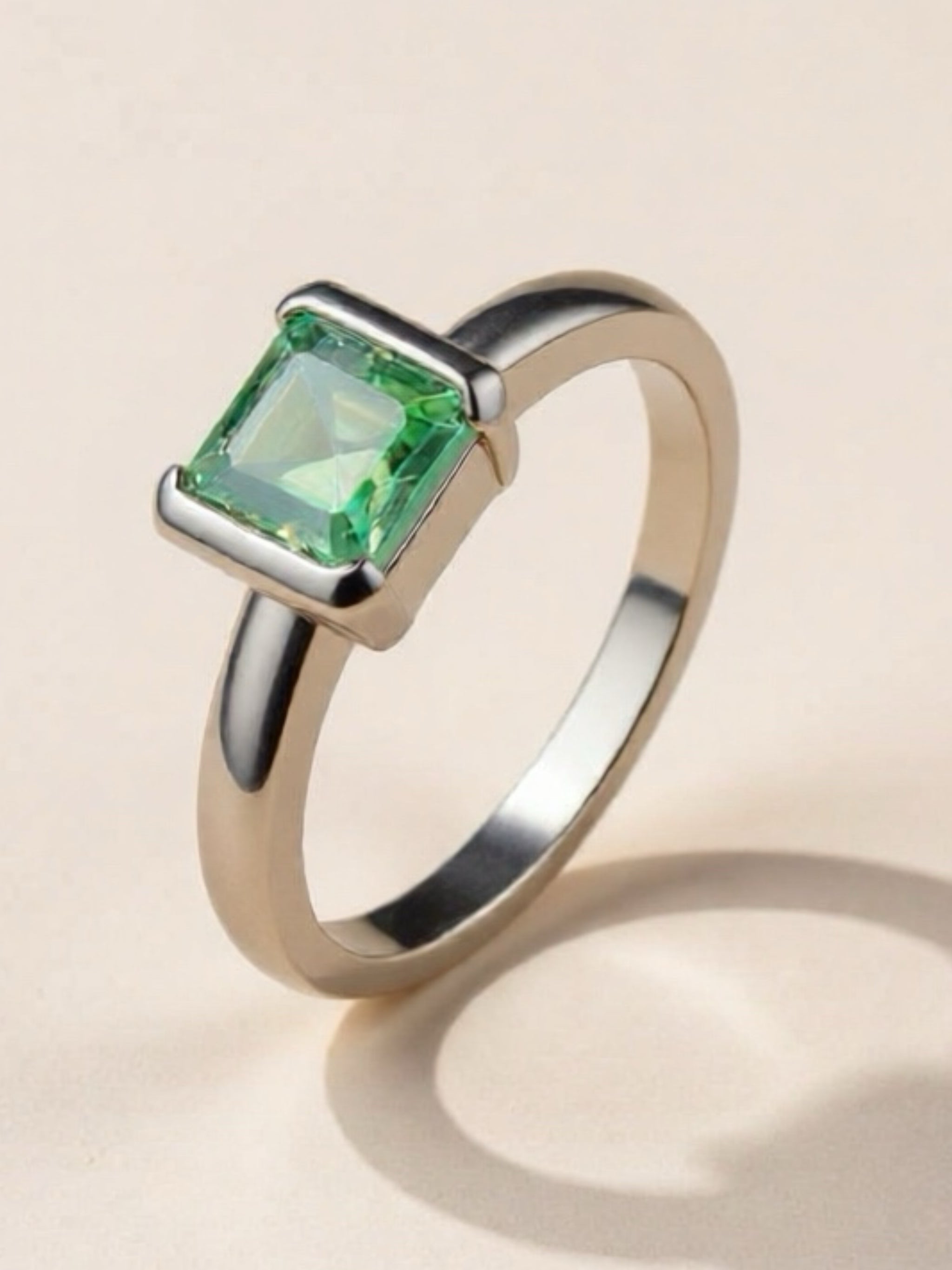 1 Carat Moissanite 925 Sterling Silver Ring