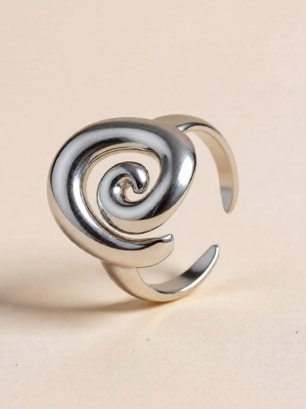 Titanium Steel Spiral Ring