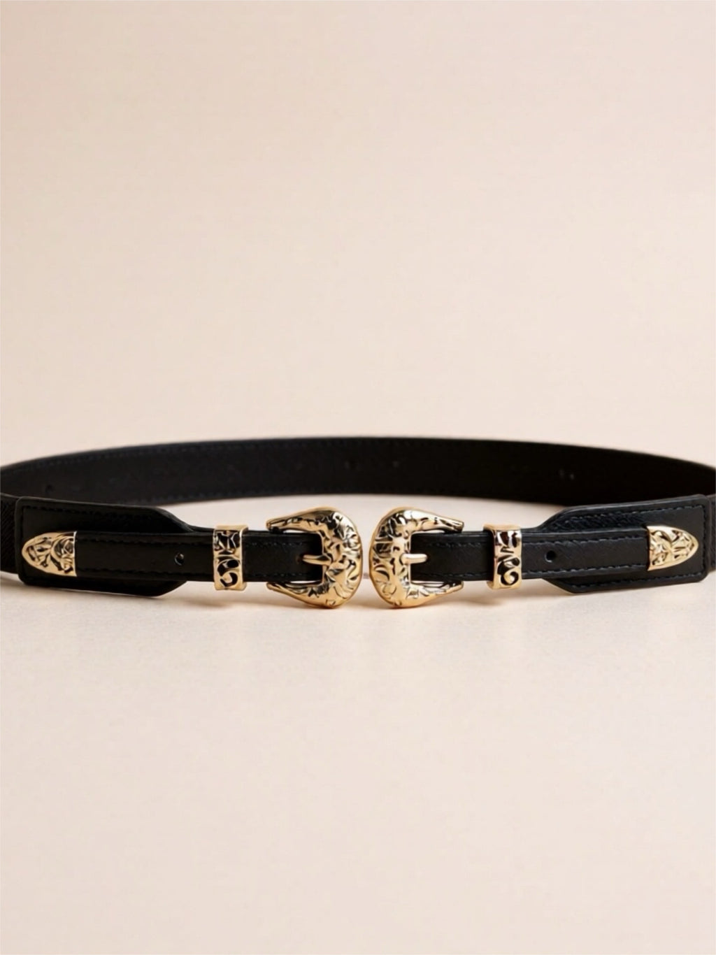 Double Buckle Elastic Belt