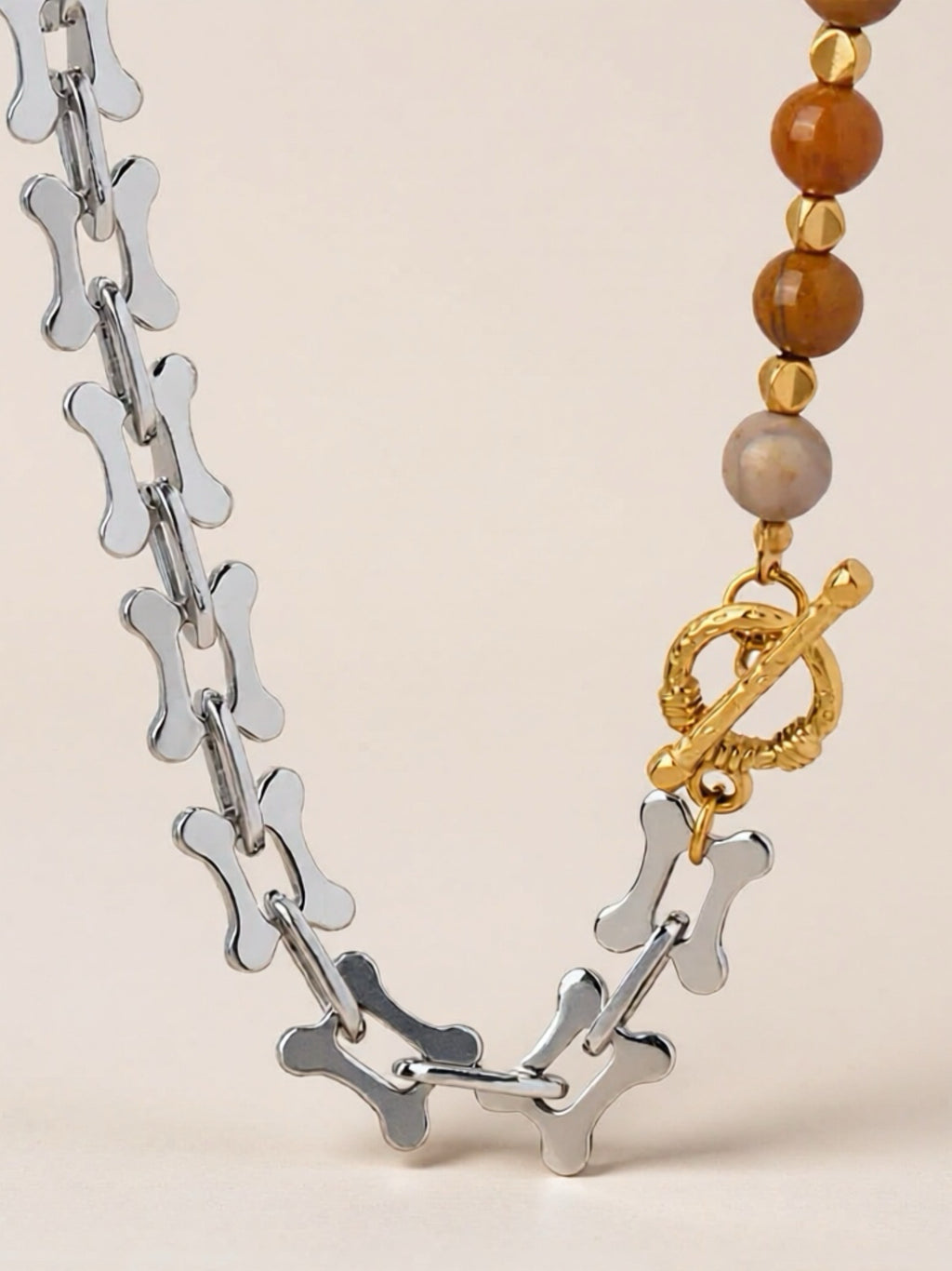 Titanium Steel Stone Necklace