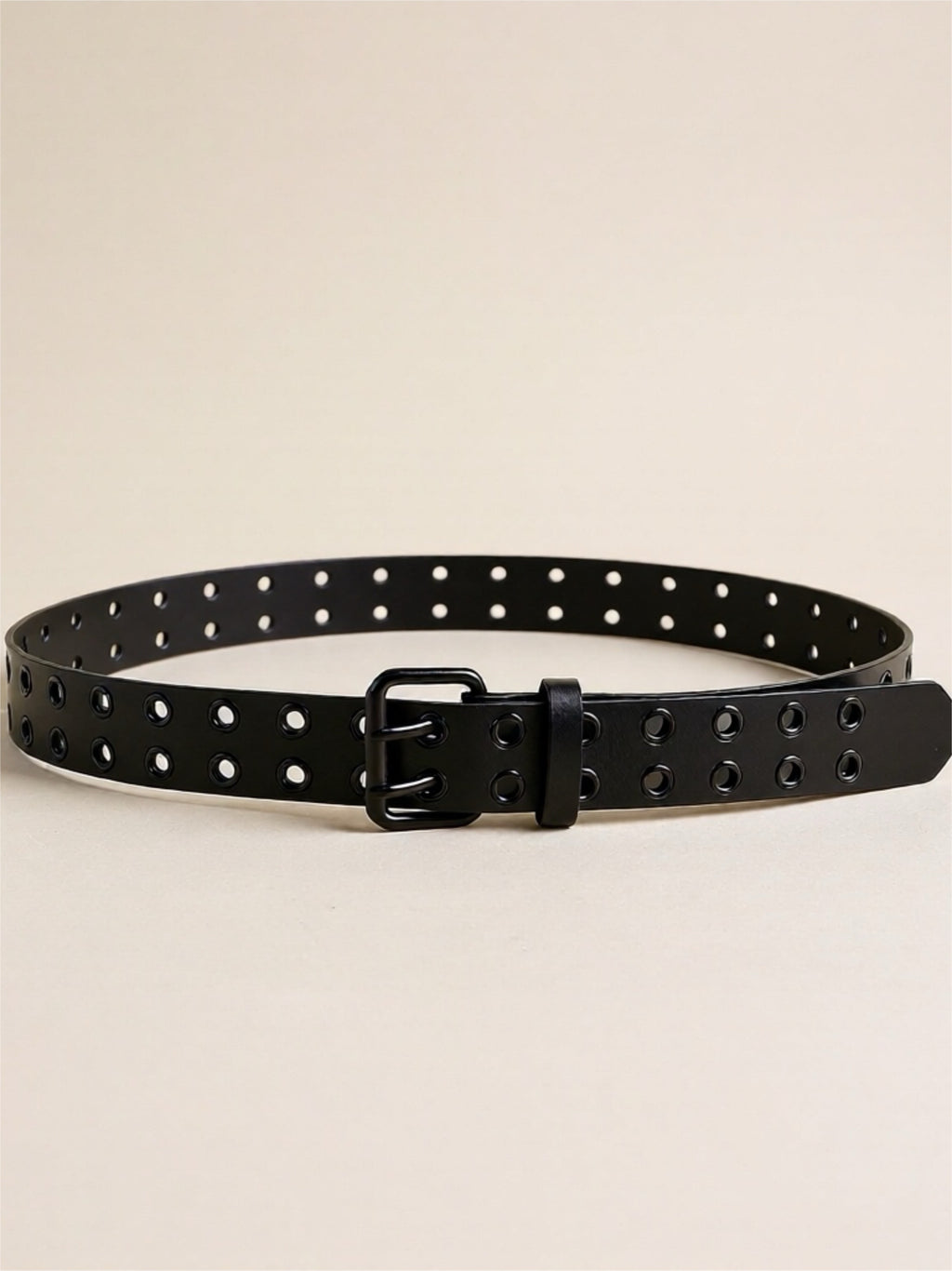Grommet Vegan Leather Belt
