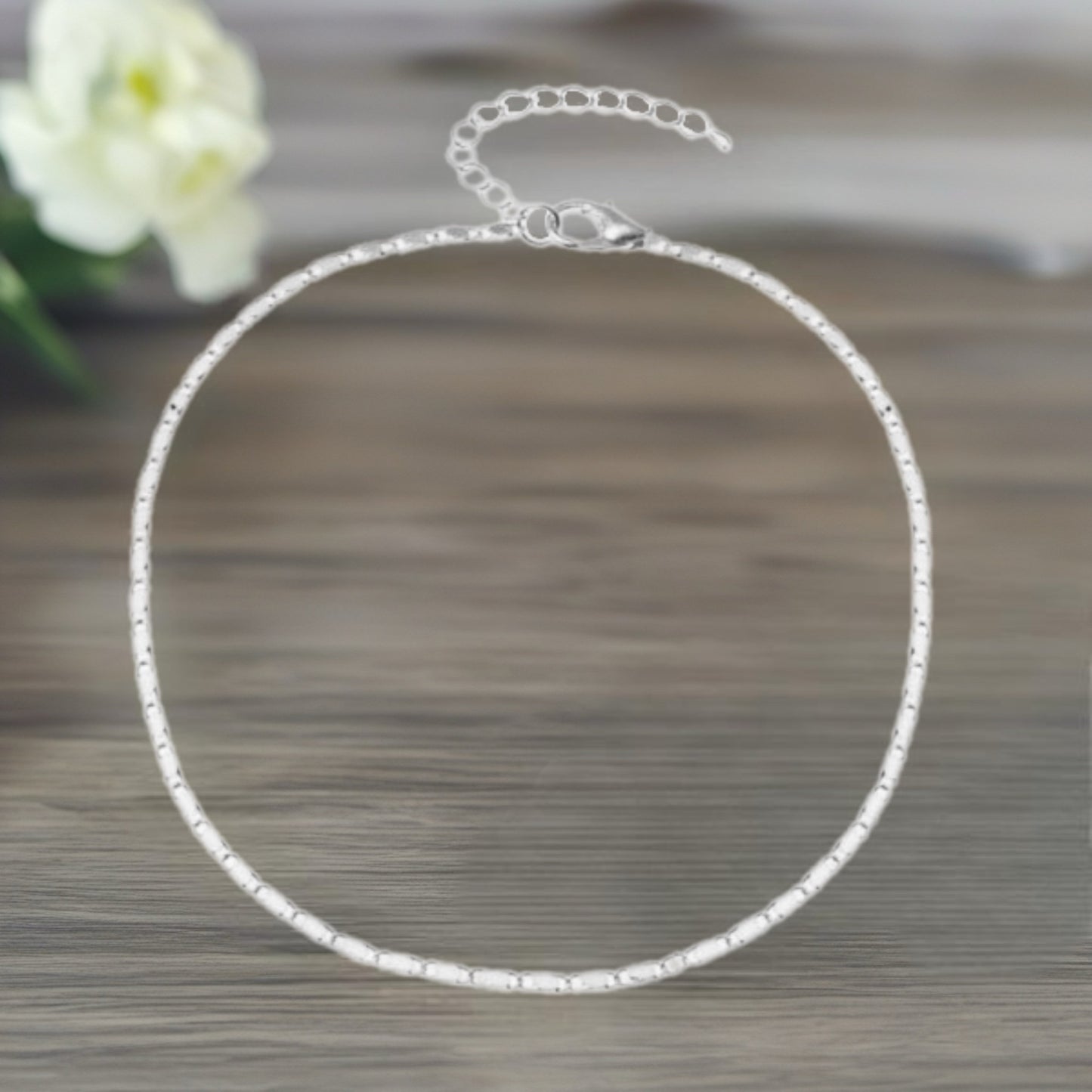 Box Chain Gold or Silver Toned Anklet