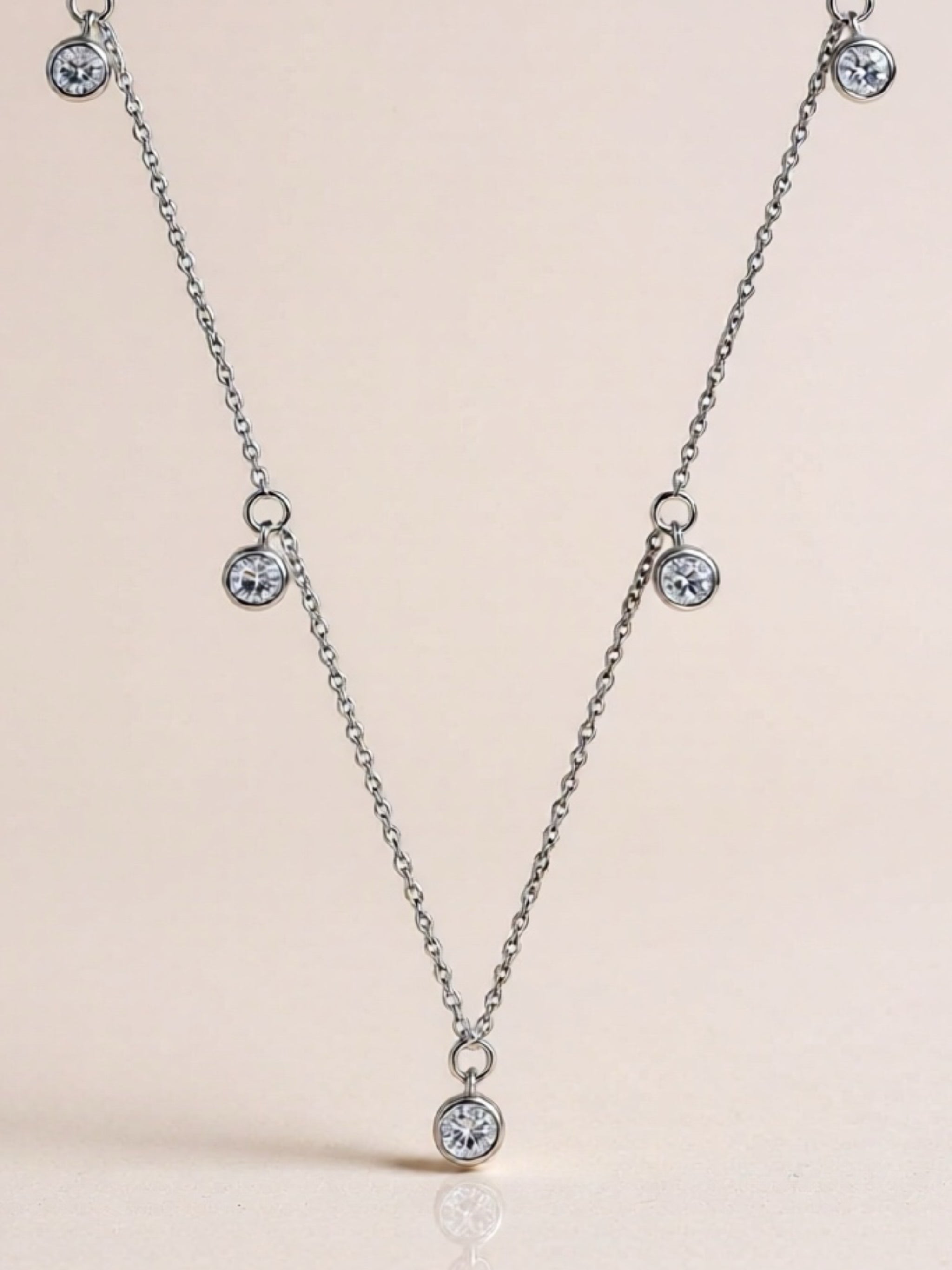 Moissanite 925 Sterling Silver Necklace