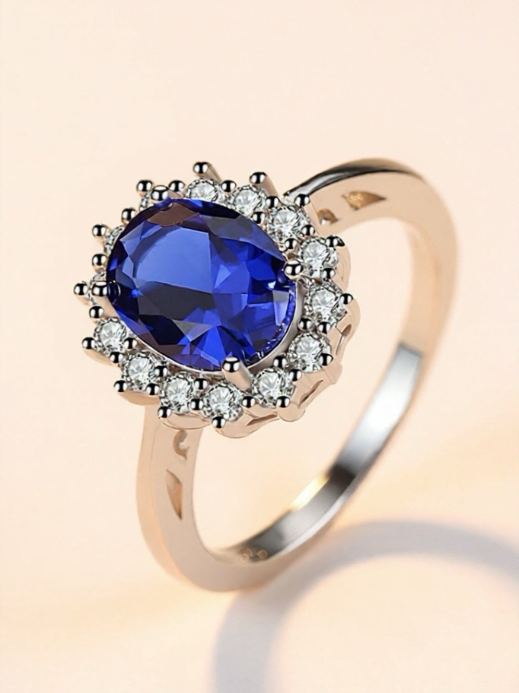 Sapphire 925 Sterling Silver Ring